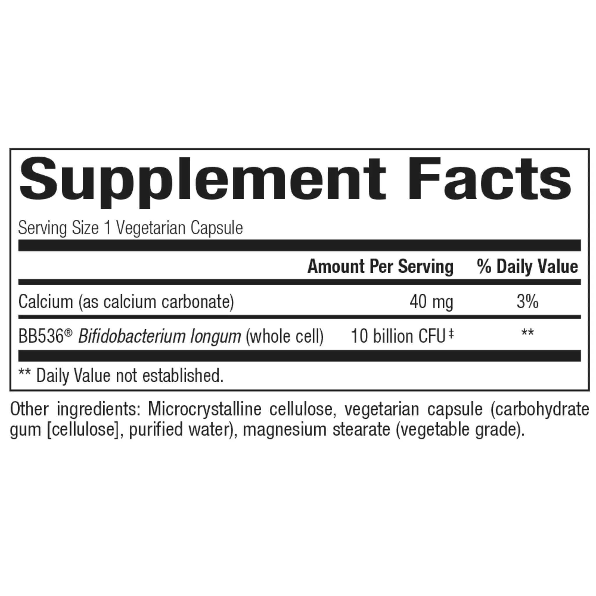 Bioclinic Naturals Probiotic Pro BB536, 60 Vegan Capsules - Nature's Source Inc