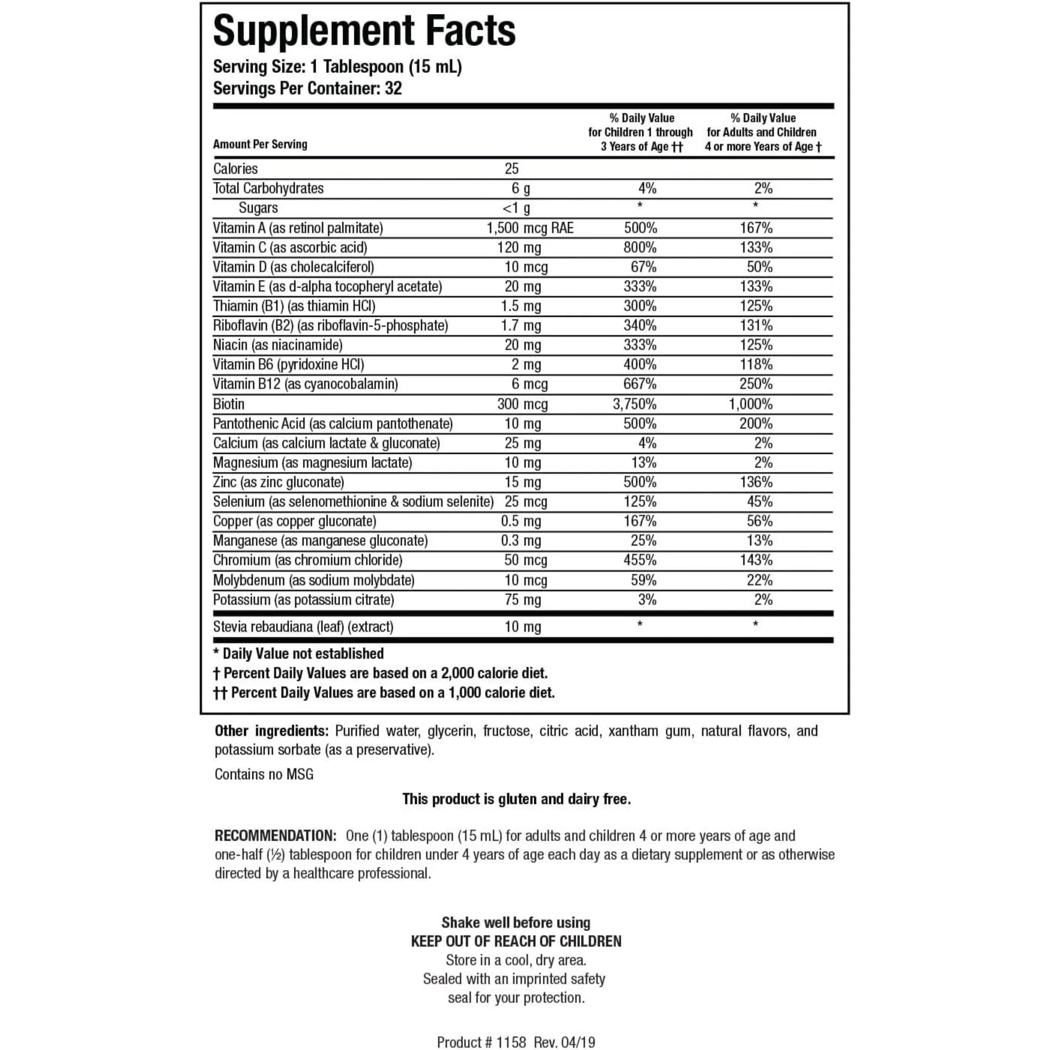 Biotics Research Aqueous Multi-Plus 16fl.oz.