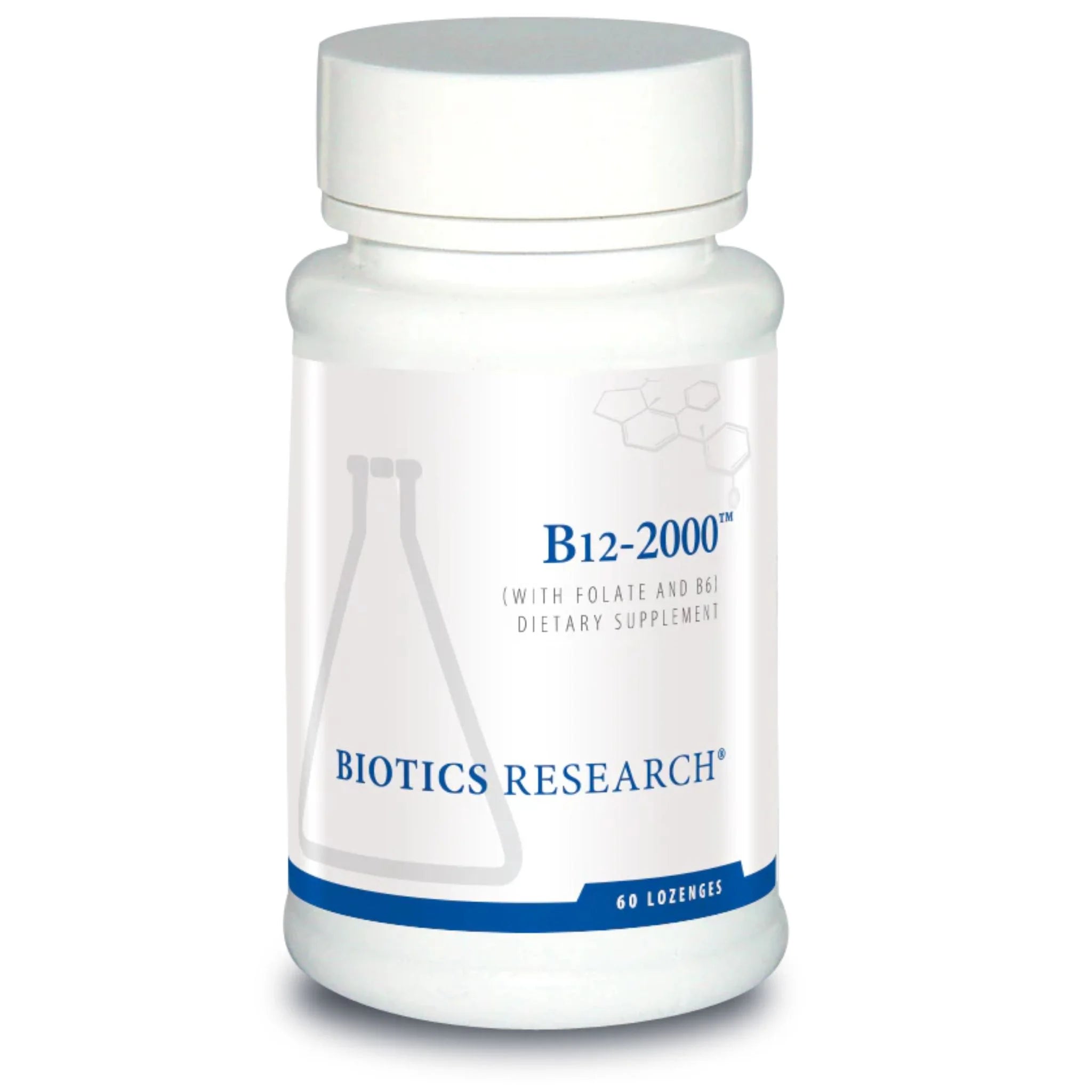 Biotics Research B12 2000mcg 60 lozenges - Nature's Source Inc