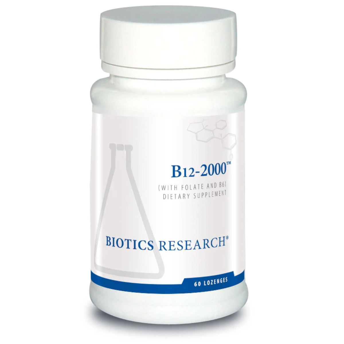 Biotics Research B12 2000mcg 60 lozenges - Nature's Source Inc