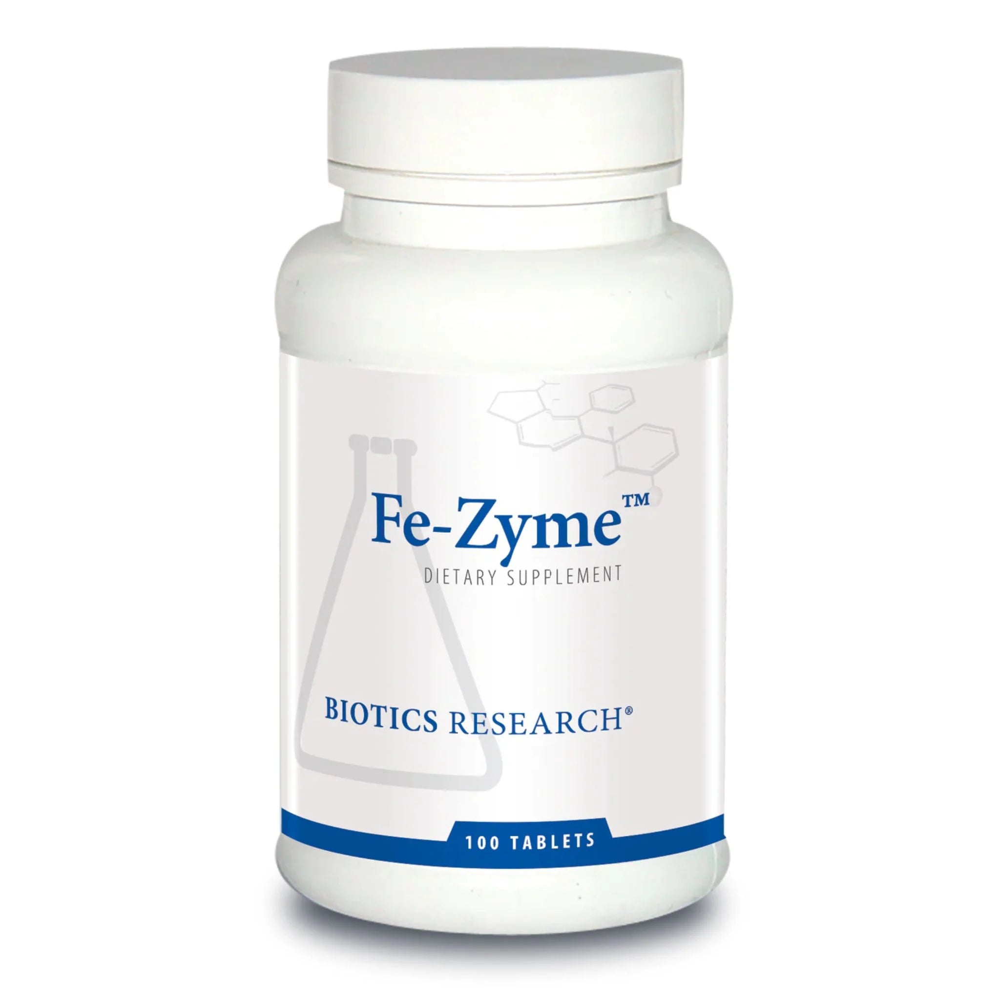 Biotics Research Fe-Zyme 100 Tablets