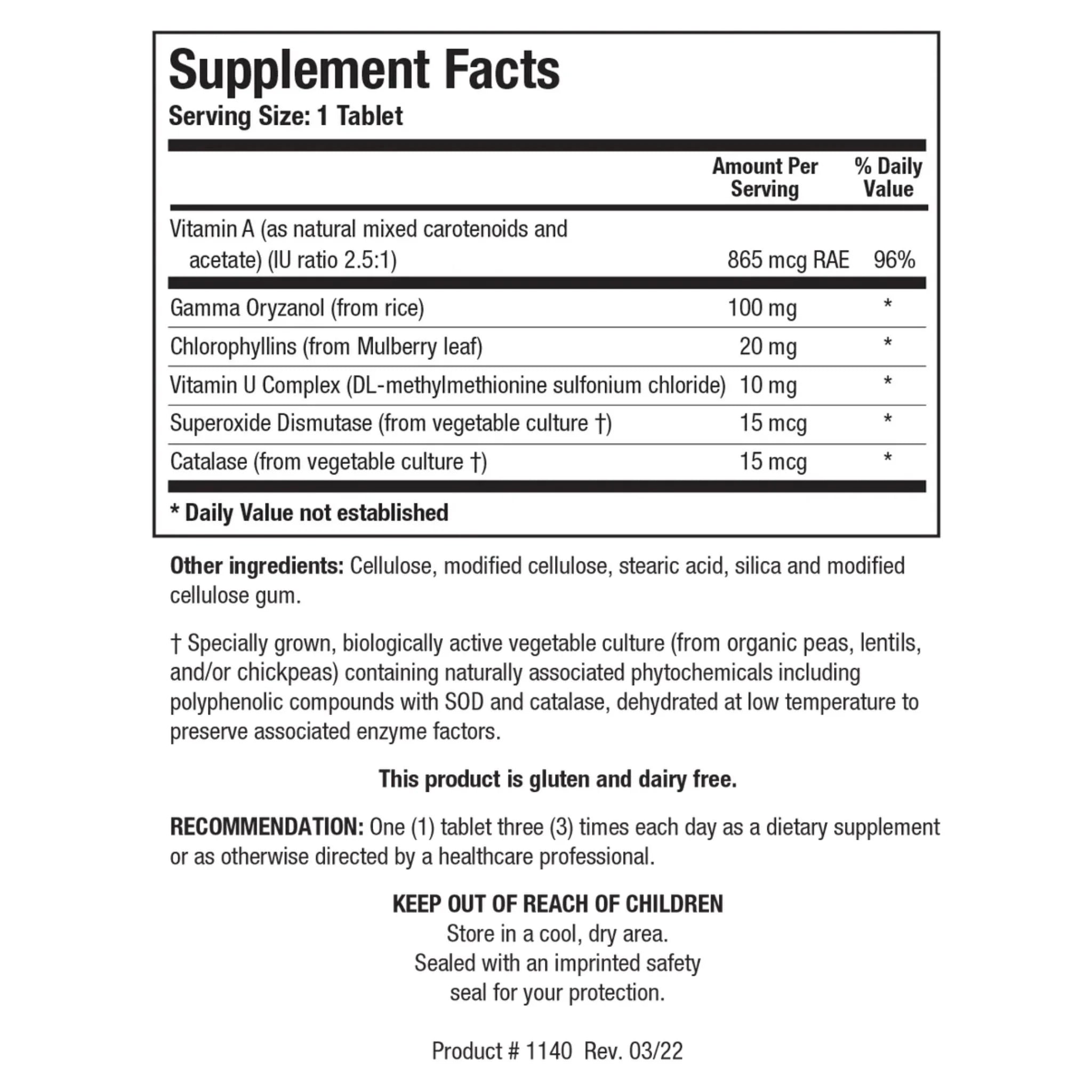 Biotics Research Gastrazyme 90 Tablets - Nature's Source Inc