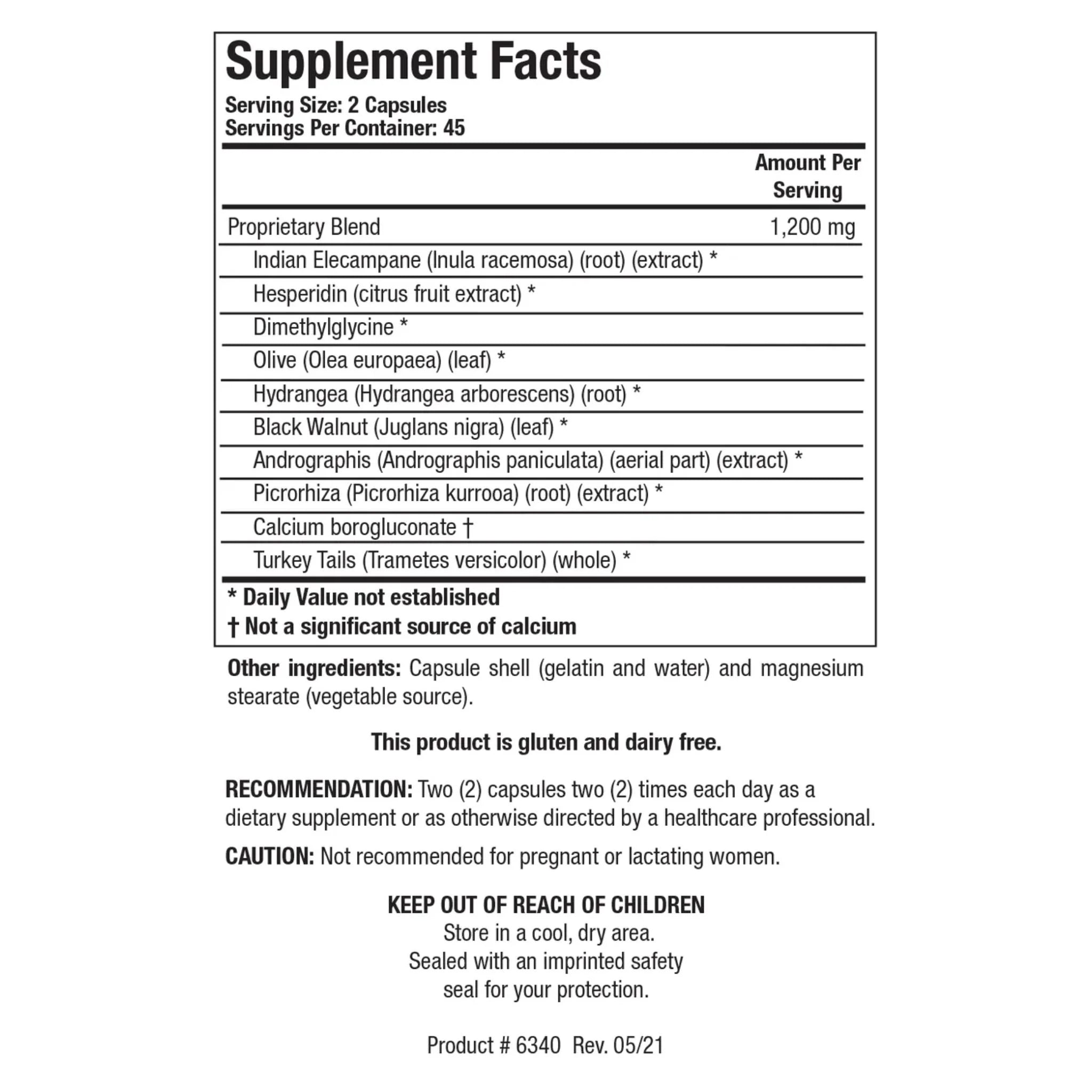 Biotics Research Histoplex 90 Capsules