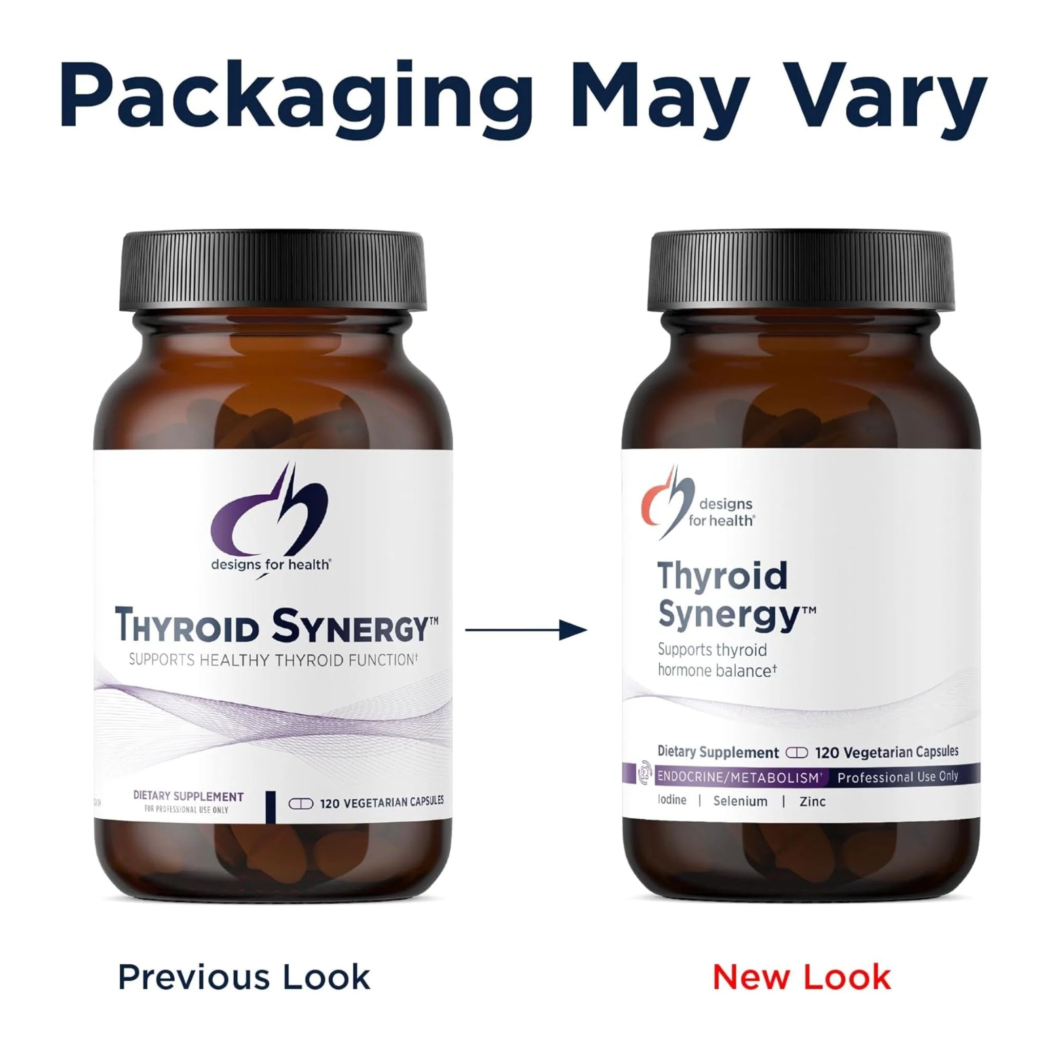 Designs for Health Thyroid Synergy™ 120 Capsules - Nature's Source Inc