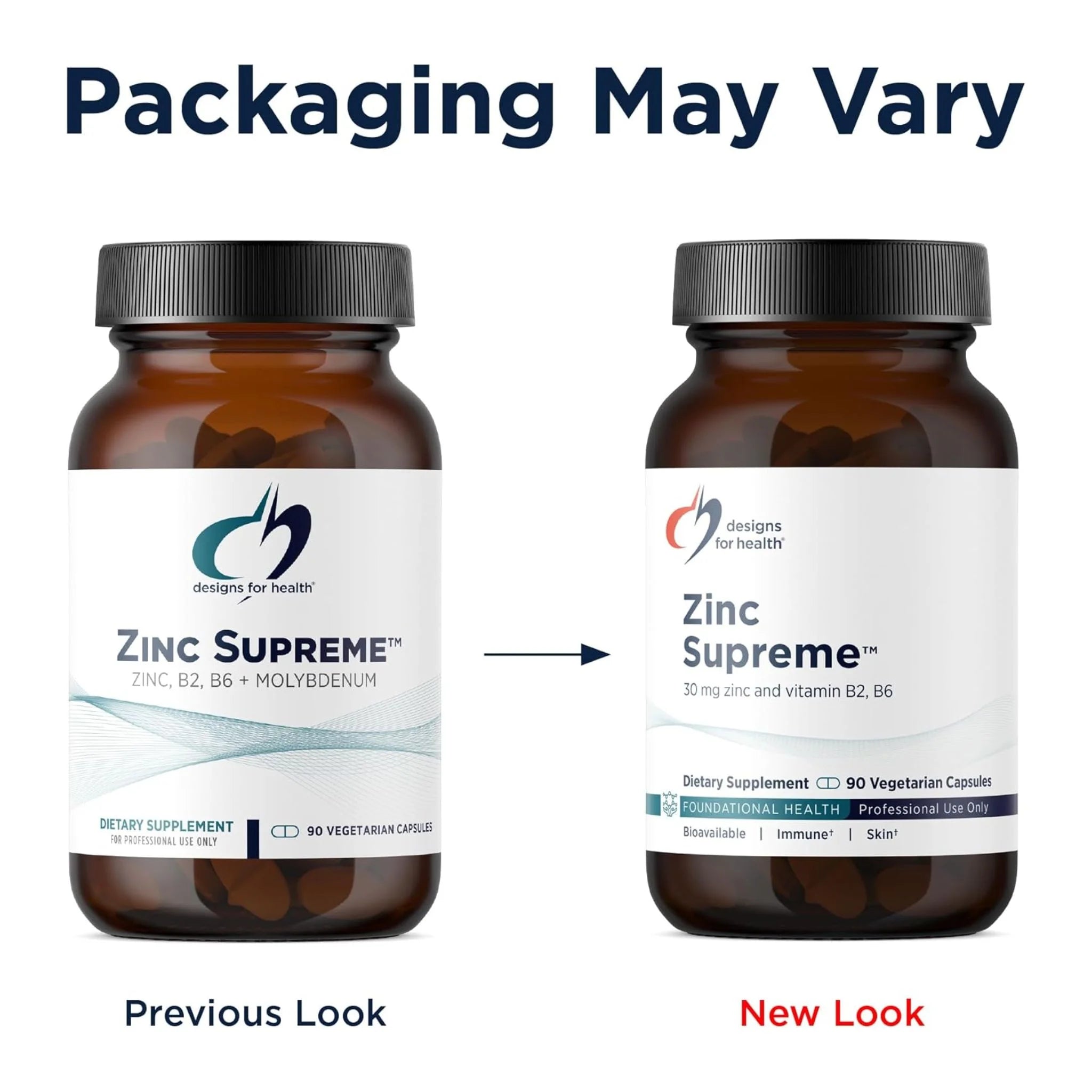 Designs for Health Zinc Supreme 90 Capsules - Nature's Source Inc