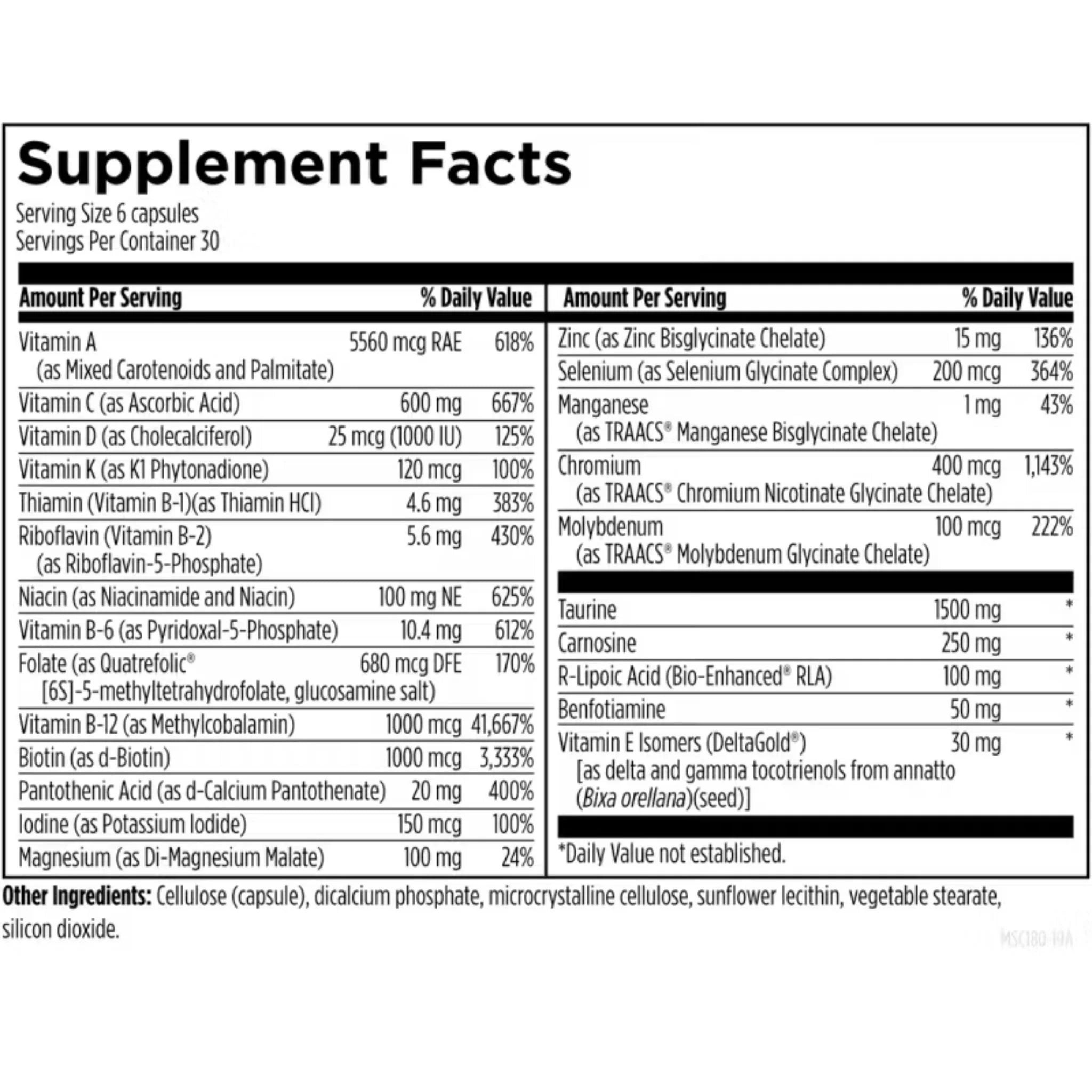 Designs for Health Metabolic Synergy™ 180 Capsules - Nature's Source Inc