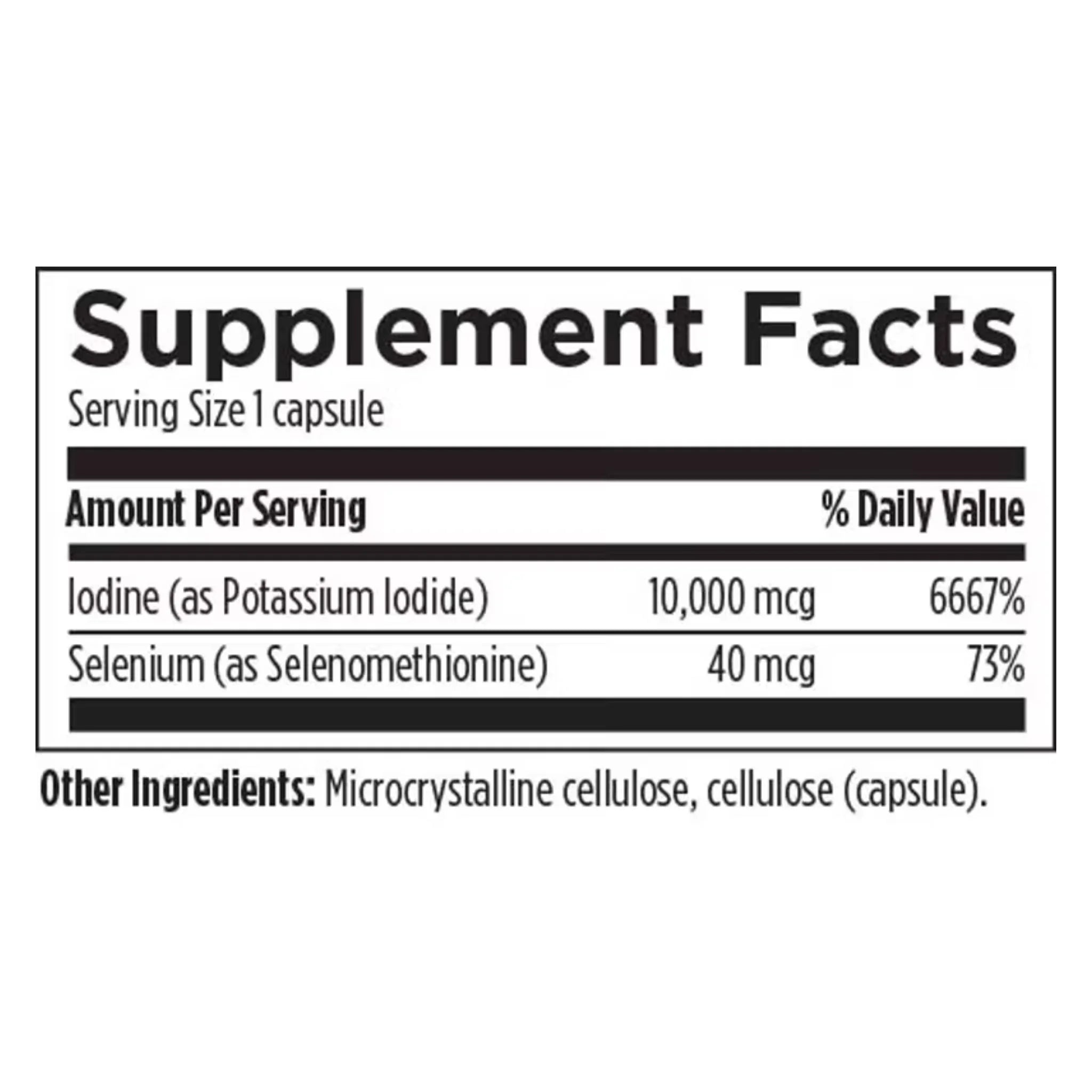 Designs for Health Iodine Synergy Thyroid Support 120 Vegan Capsules - Nature's Source Inc