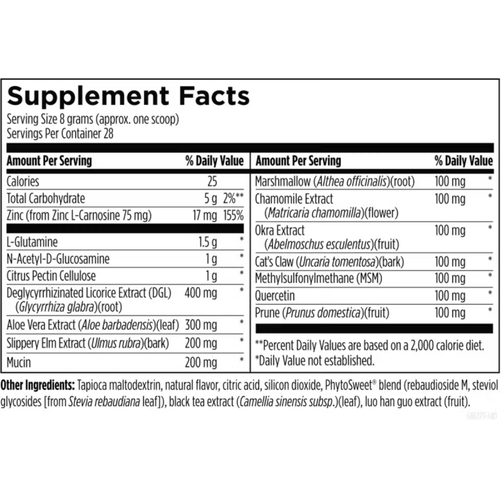 Designs for Health GI Revive Powder 225g - Nature's Source Inc