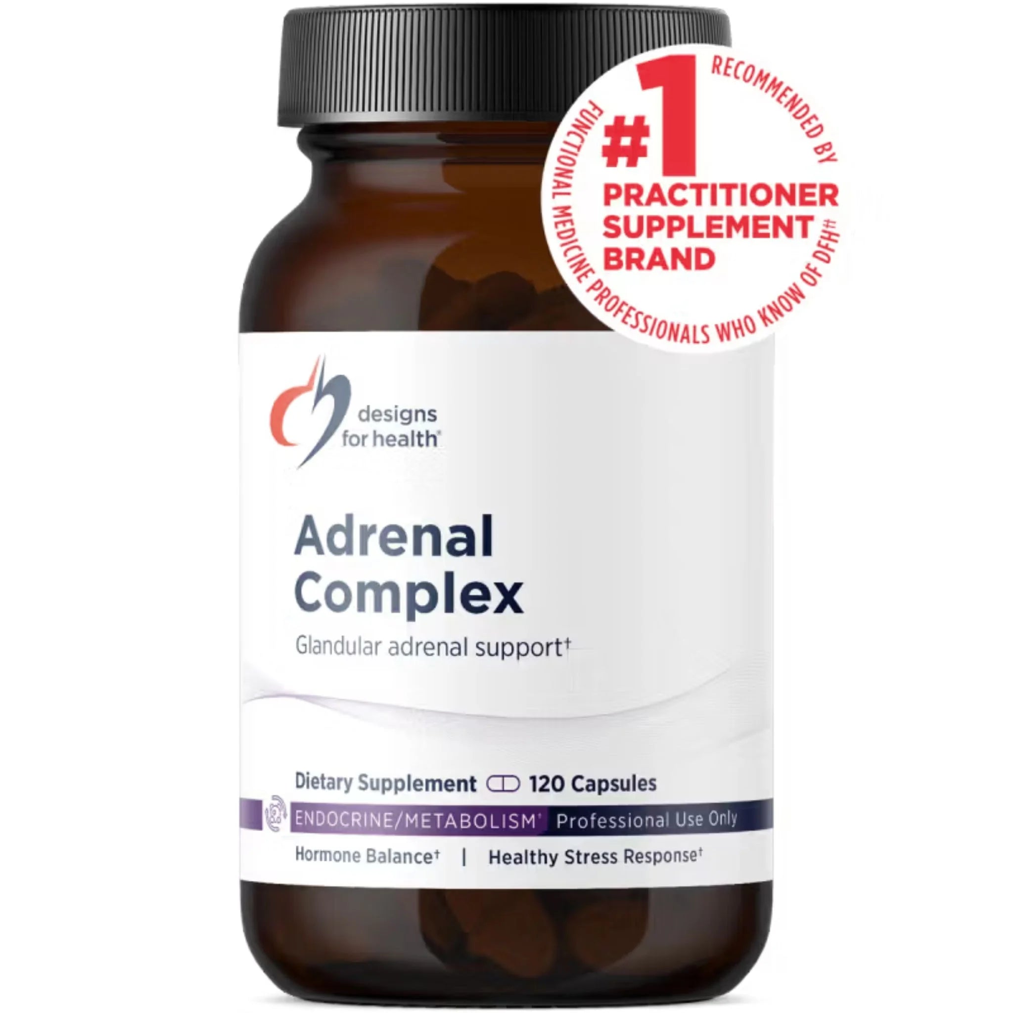 Designs for Health Adrenal Complex 120 Capsules - Nature's Source Inc