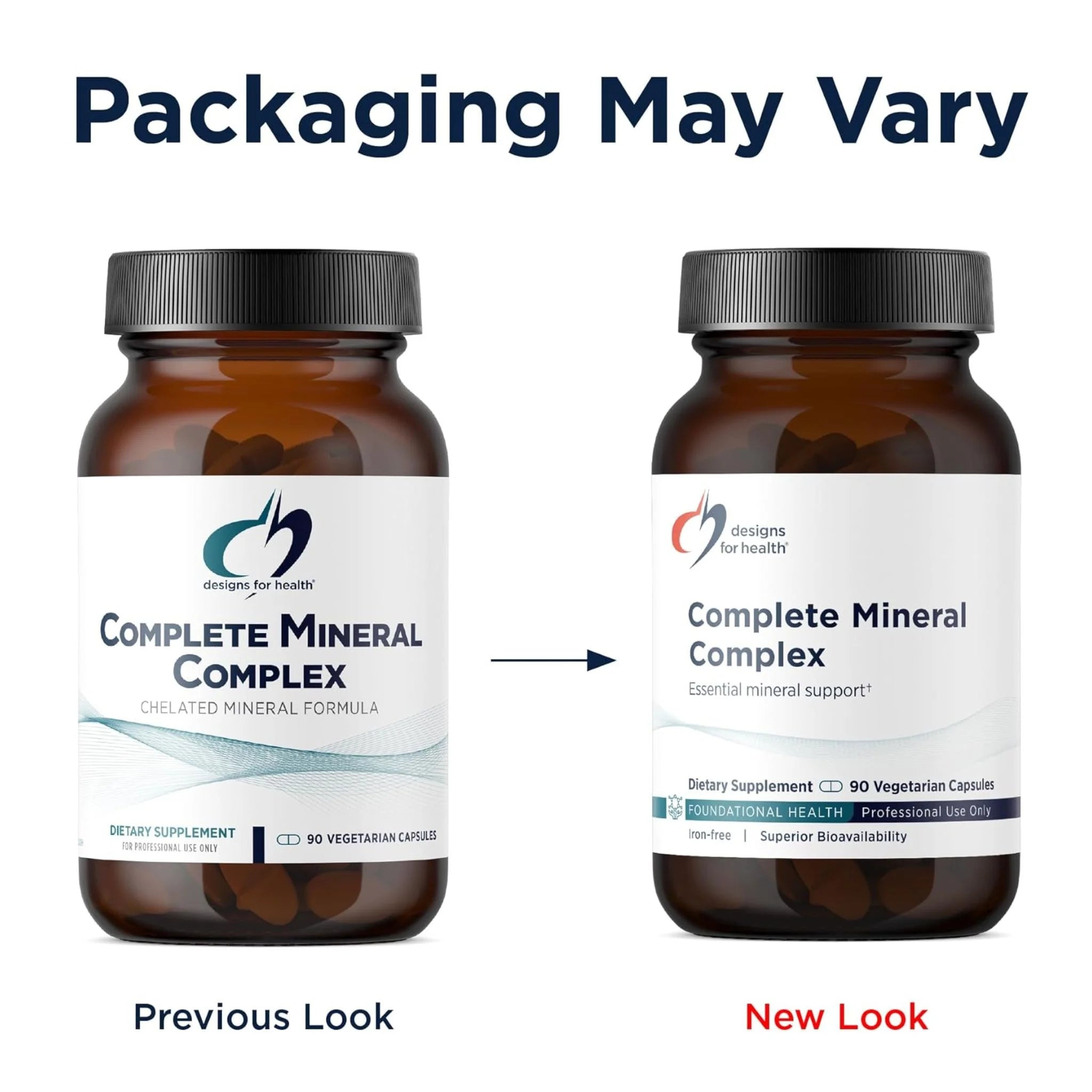 Designs for Health Complete Mineral Complex 90 Vegan Capsules - Nature's Source Inc