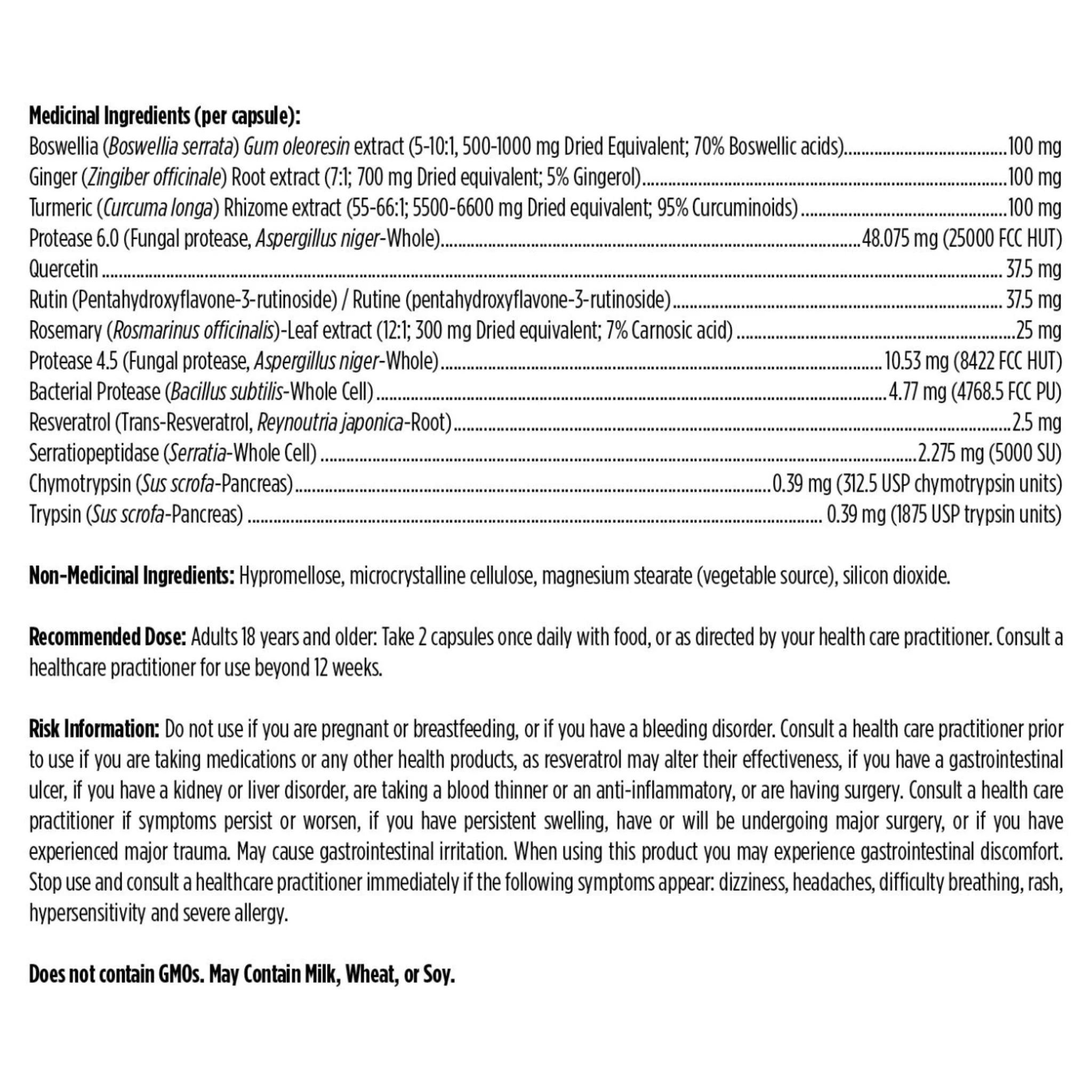 Designs for Health Inflammatone 60 Capsules - Nature's Source Inc