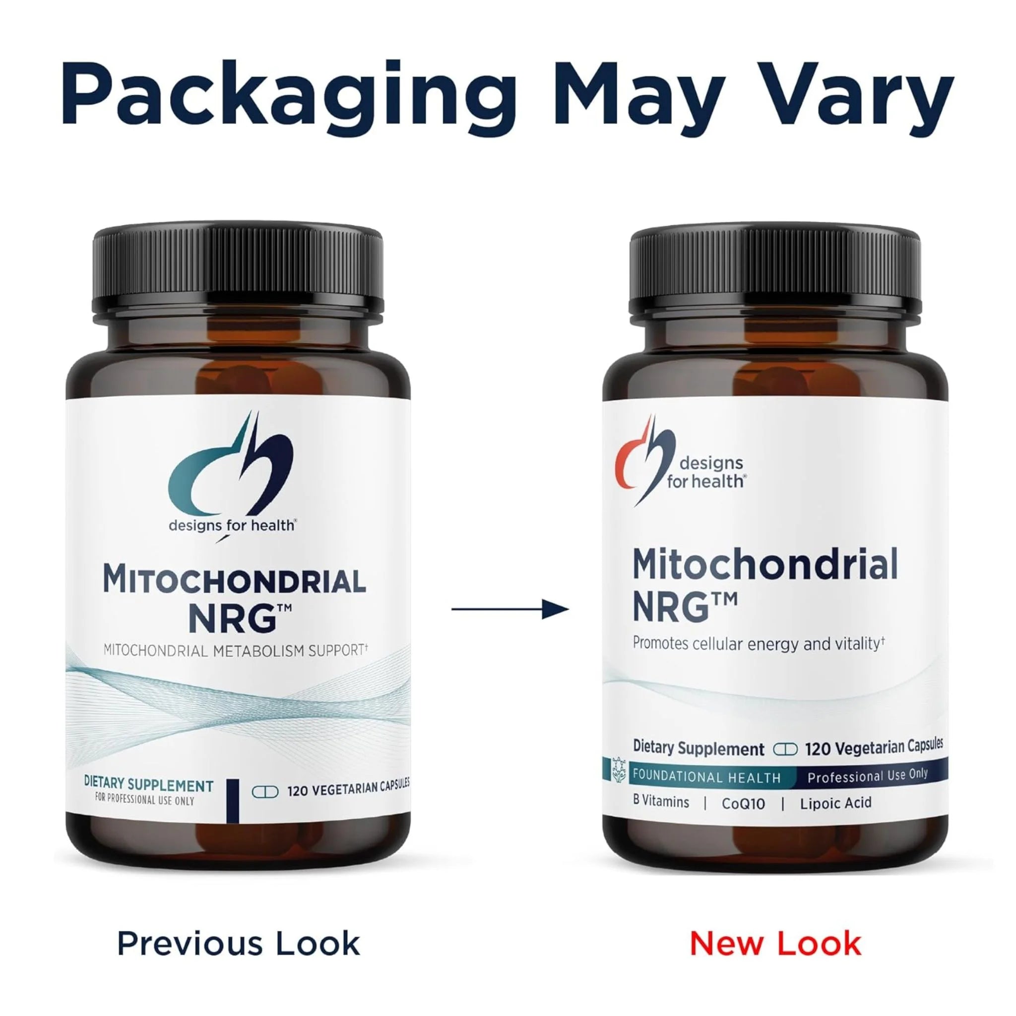 Designs for Health Mitochondrial NRG™ 120 Capsules - Nature's Source Inc