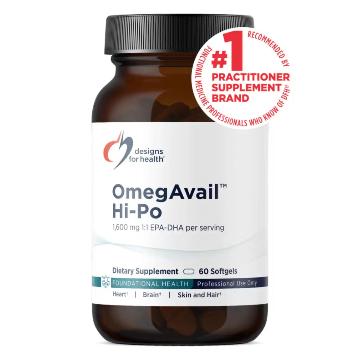 Designs for Health OmegAvail™ Hi - Po 60 Softgels - Nature's Source Inc