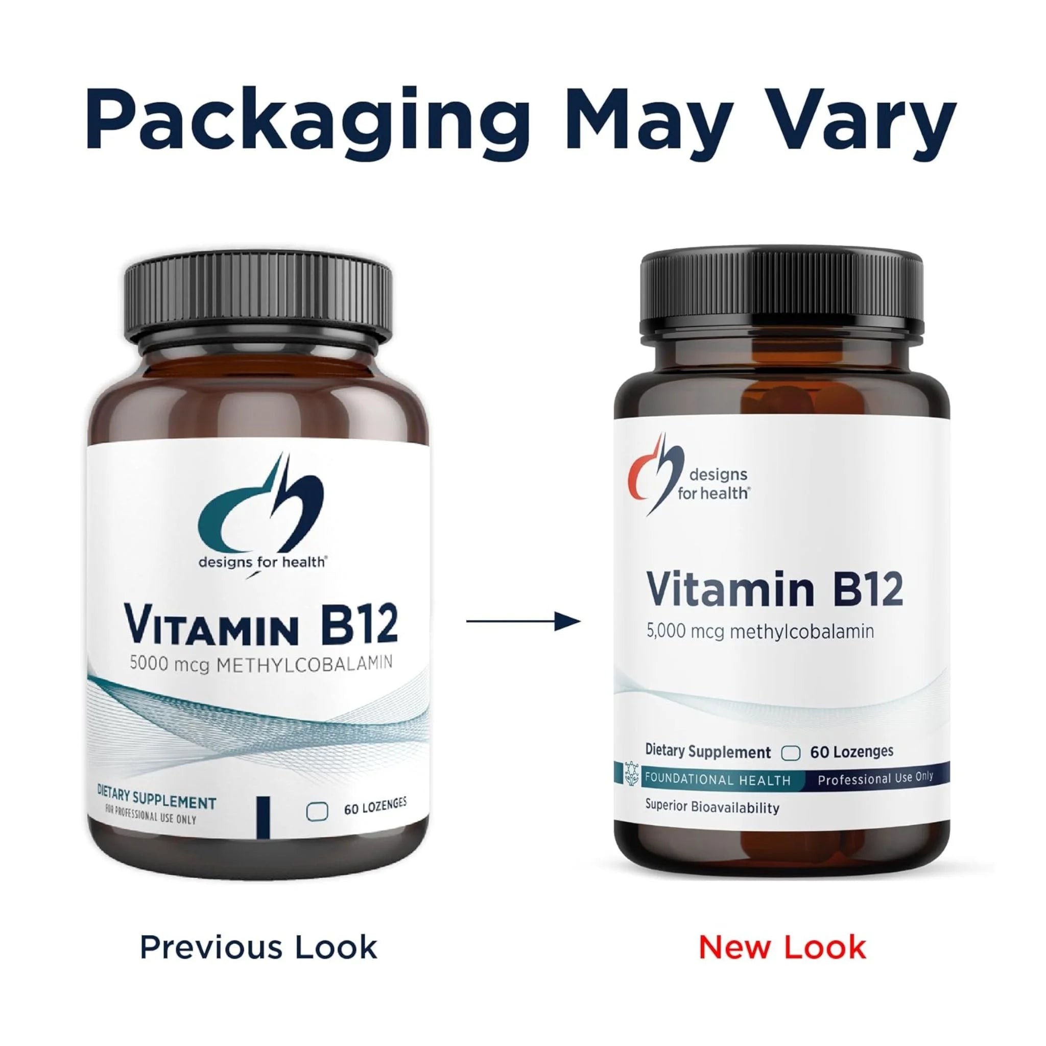 Designs for Health Vitamin B12 60 Lozenges - Nature's Source Inc