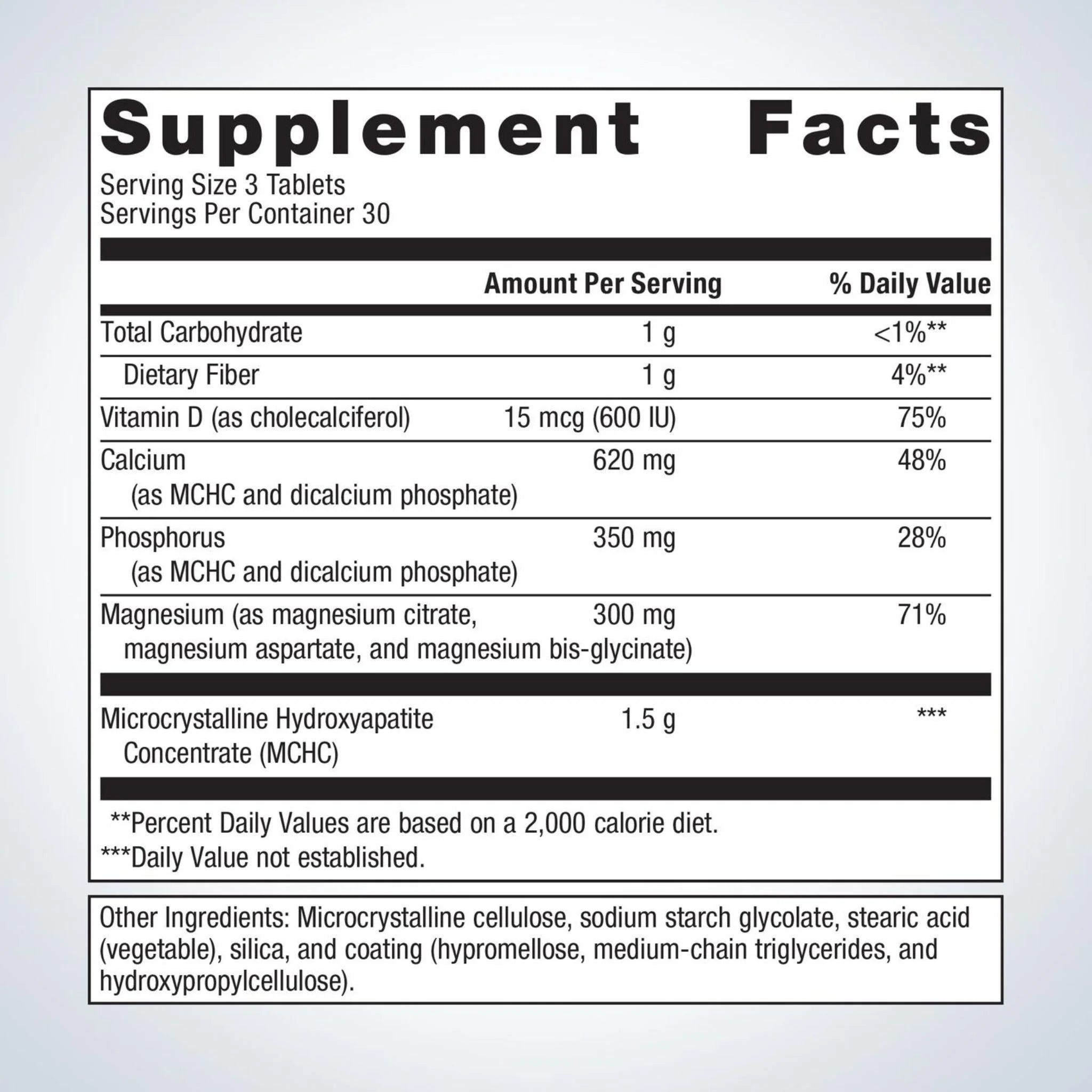 Metagenics Bone Builder with Magnesium (Bone Support) - 90 Tablets - Nature's Source Inc