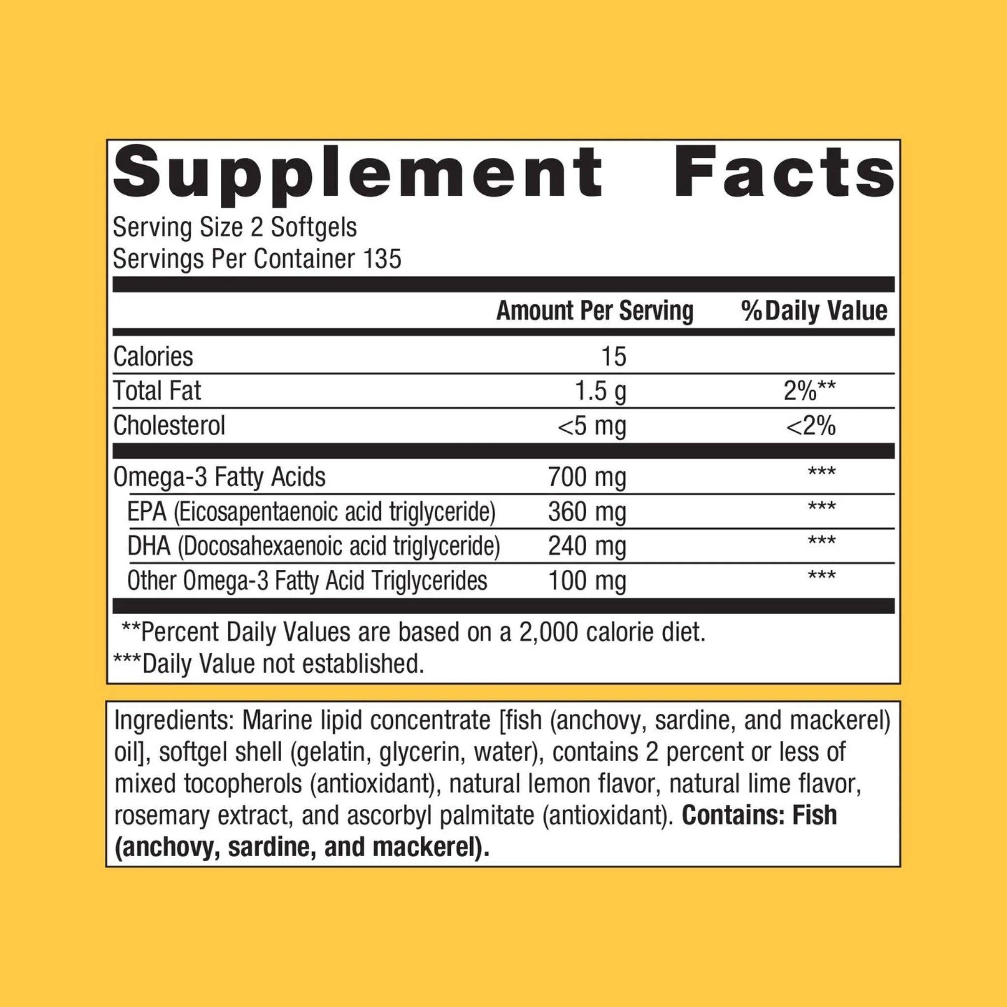 Metagenics OmegaGenics EPA - DHA 300 270 Softgels - Nature's Source Inc