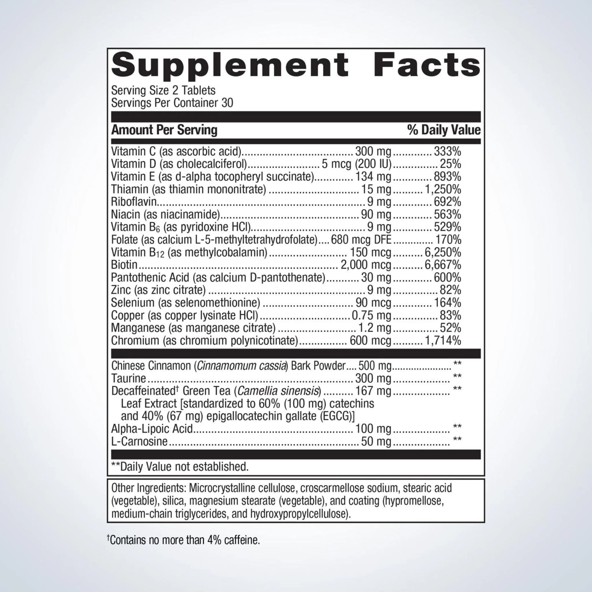 Metagenics MetaGlycemX 60 Tablets - Nature's Source Inc