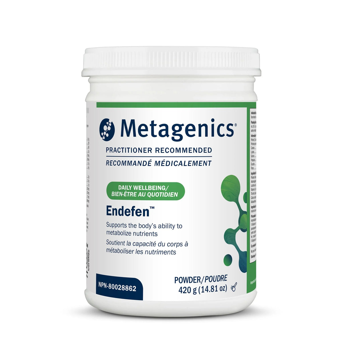 Metagenics Endefen 420g - Nature's Source Inc