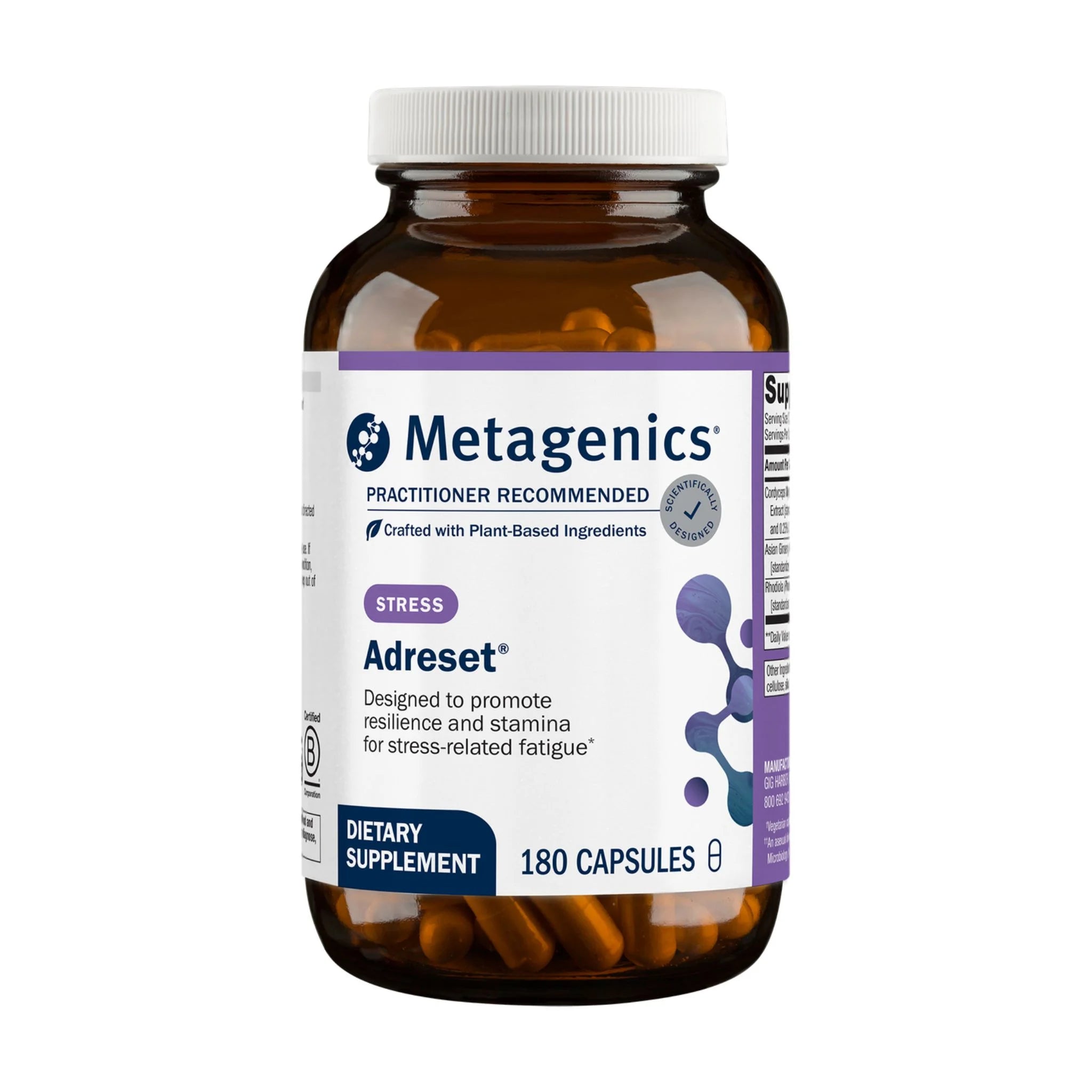 Metagenics Adreset 180 Capsules - Nature's Source Inc