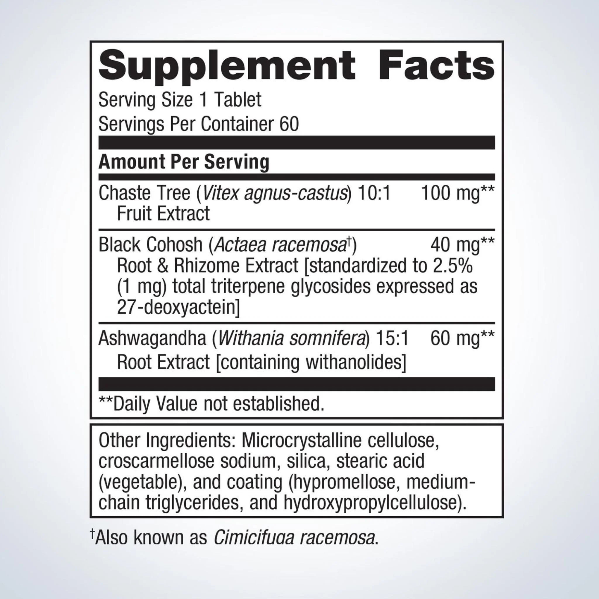 Metagenics Chasteberry Plus - 60 Tablets - Nature's Source Inc