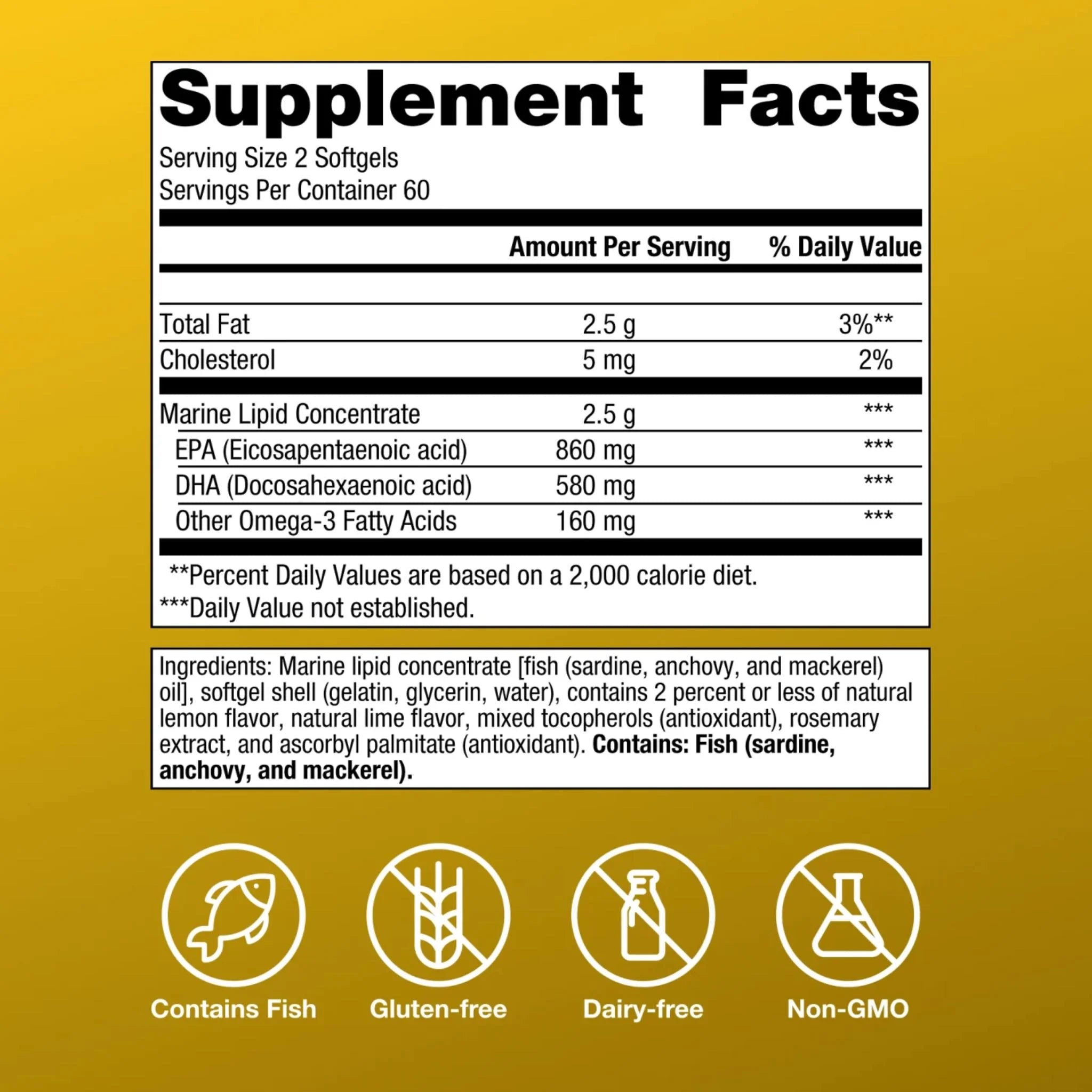 Metagenics OmegaGenics EPA - DHA 720 - 120 Softgels - Nature's Source Inc