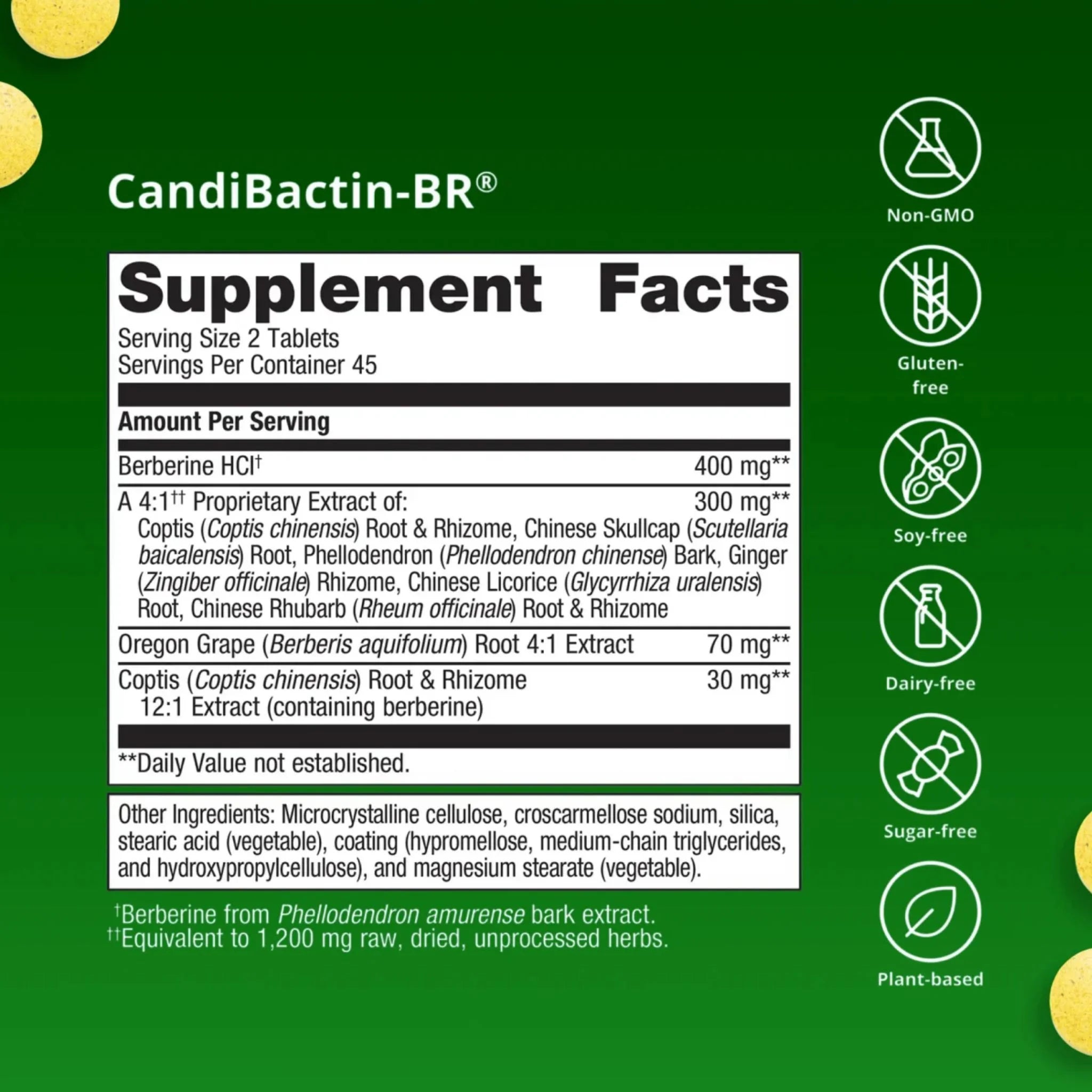 Metagenics CandiBactin - BR, 90 Tablets - Nature's Source Inc