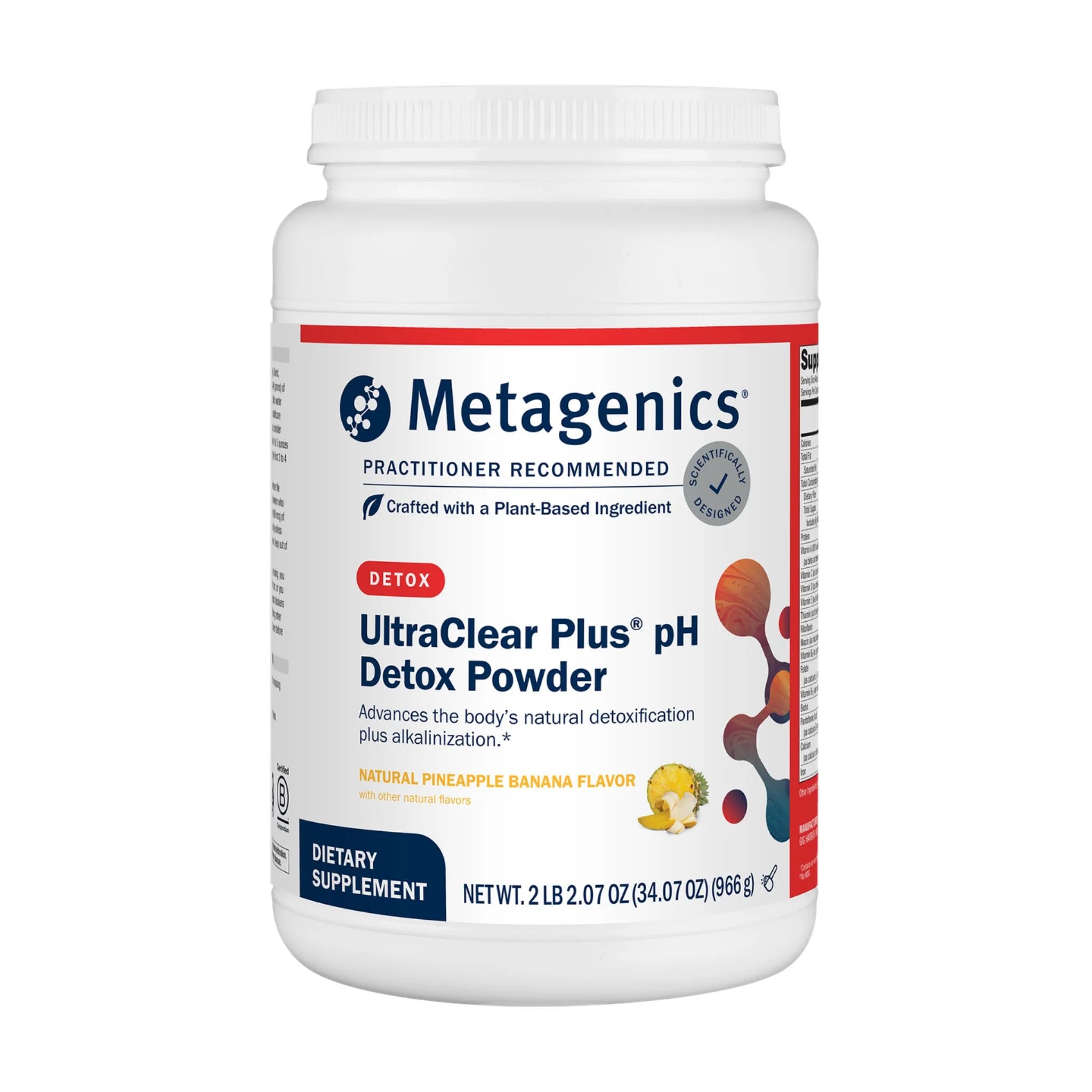 Metagenics UltraClear Plus pH Pineapple Banana 966g - Nature's Source Inc