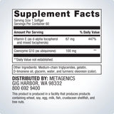 Metagenics CoQ10 ST 100, 120 Softgels - Nature's Source Inc
