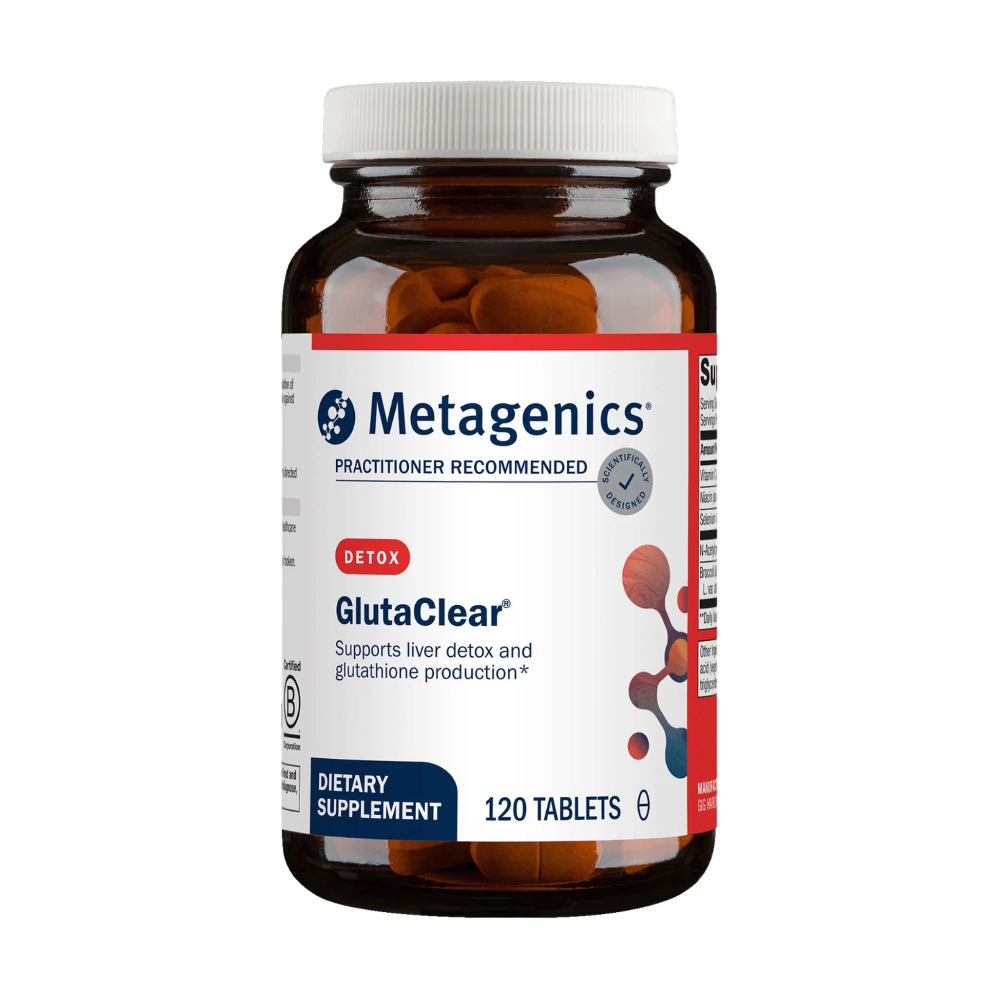 Metagenics GlutaClear 120 Tablets - Nature's Source Inc