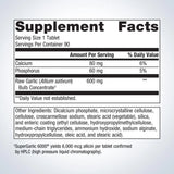 Metagenics SuperGarlic 6000 90 Tablets - Nature's Source Inc