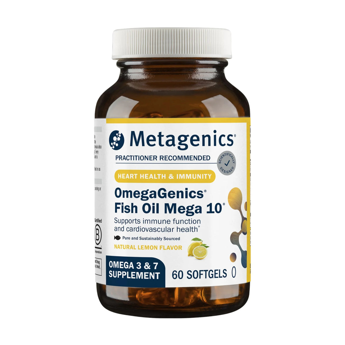 Metagenics OmegaGenics Mega 10, 60 Softgels - Nature's Source Inc