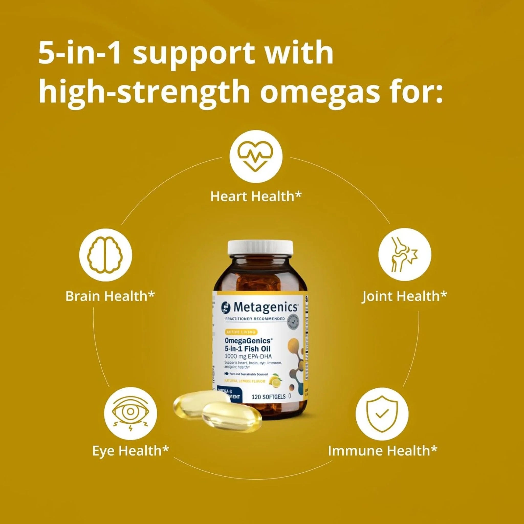 Metagenics OmegaGenics EPA - DHA 1000 (120 s - gels) - Nature's Source Inc