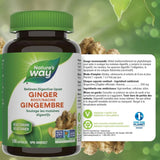Nature's Way Ginger Root - 100 Veg Capsules
