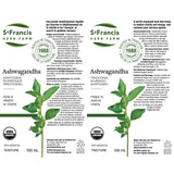St. Francis Herb Ashwagandha 100ml - Nature's Source Inc