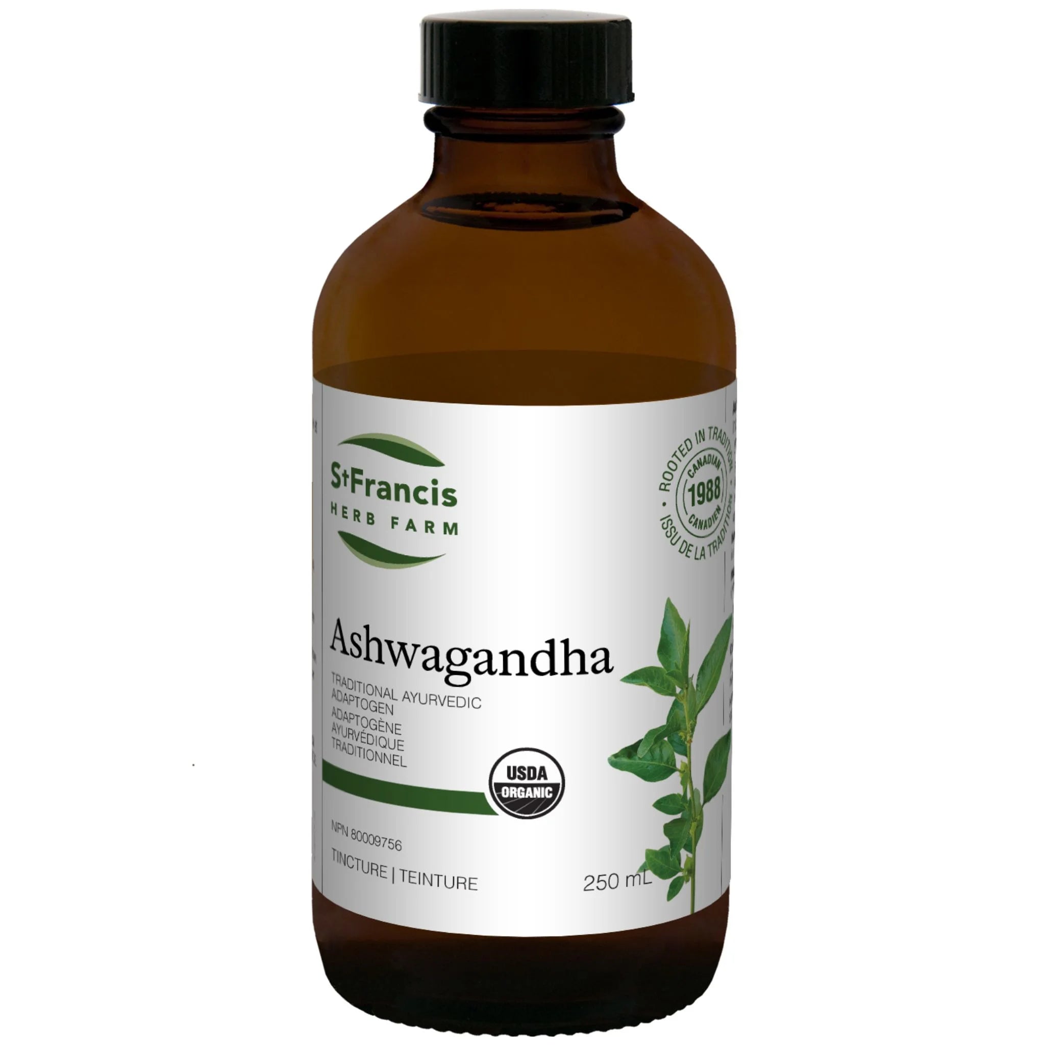 St. Francis Herb Farm Ashwagandha 250ml - Nature's Source Inc
