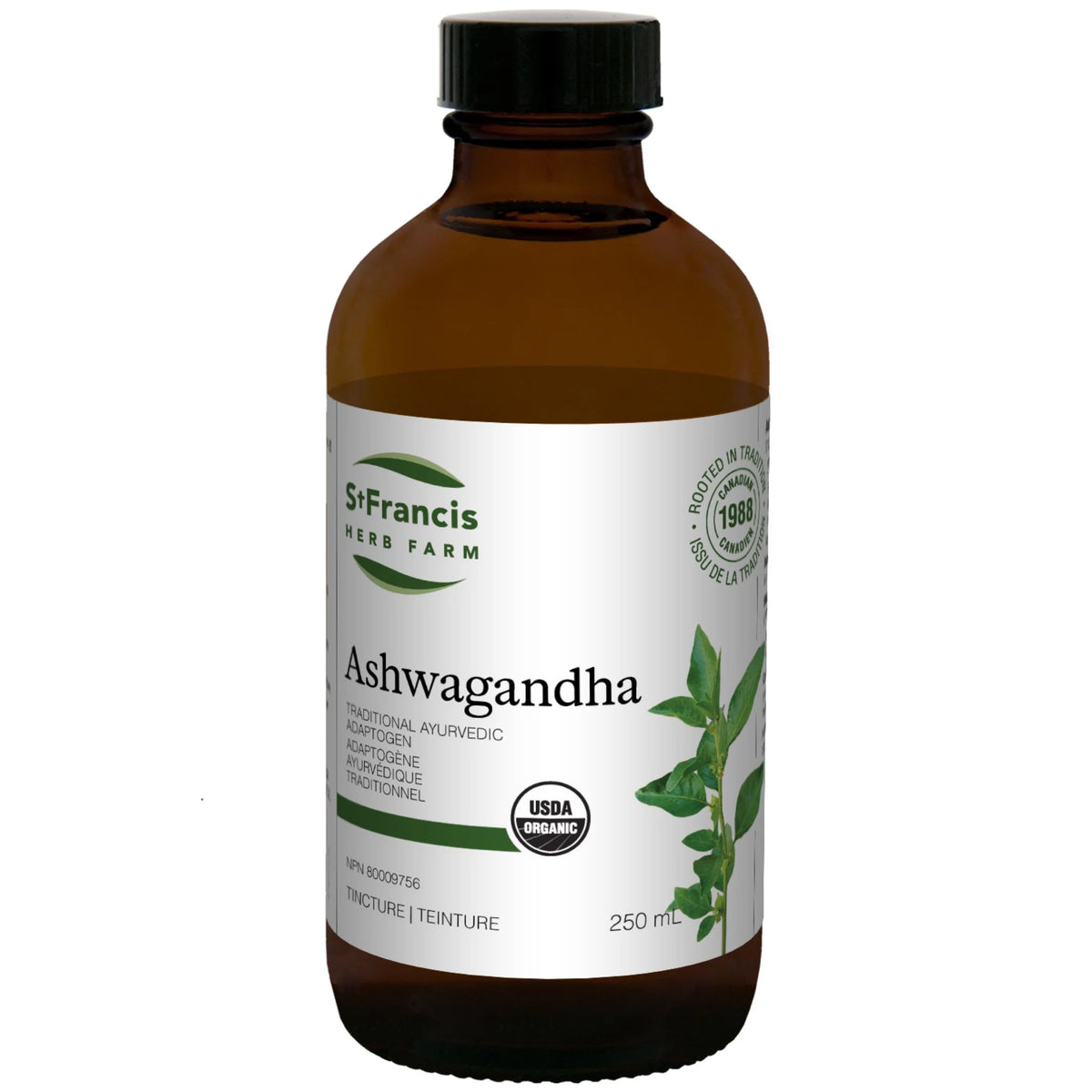 St. Francis Herb Farm Ashwagandha 250ml - Nature's Source Inc