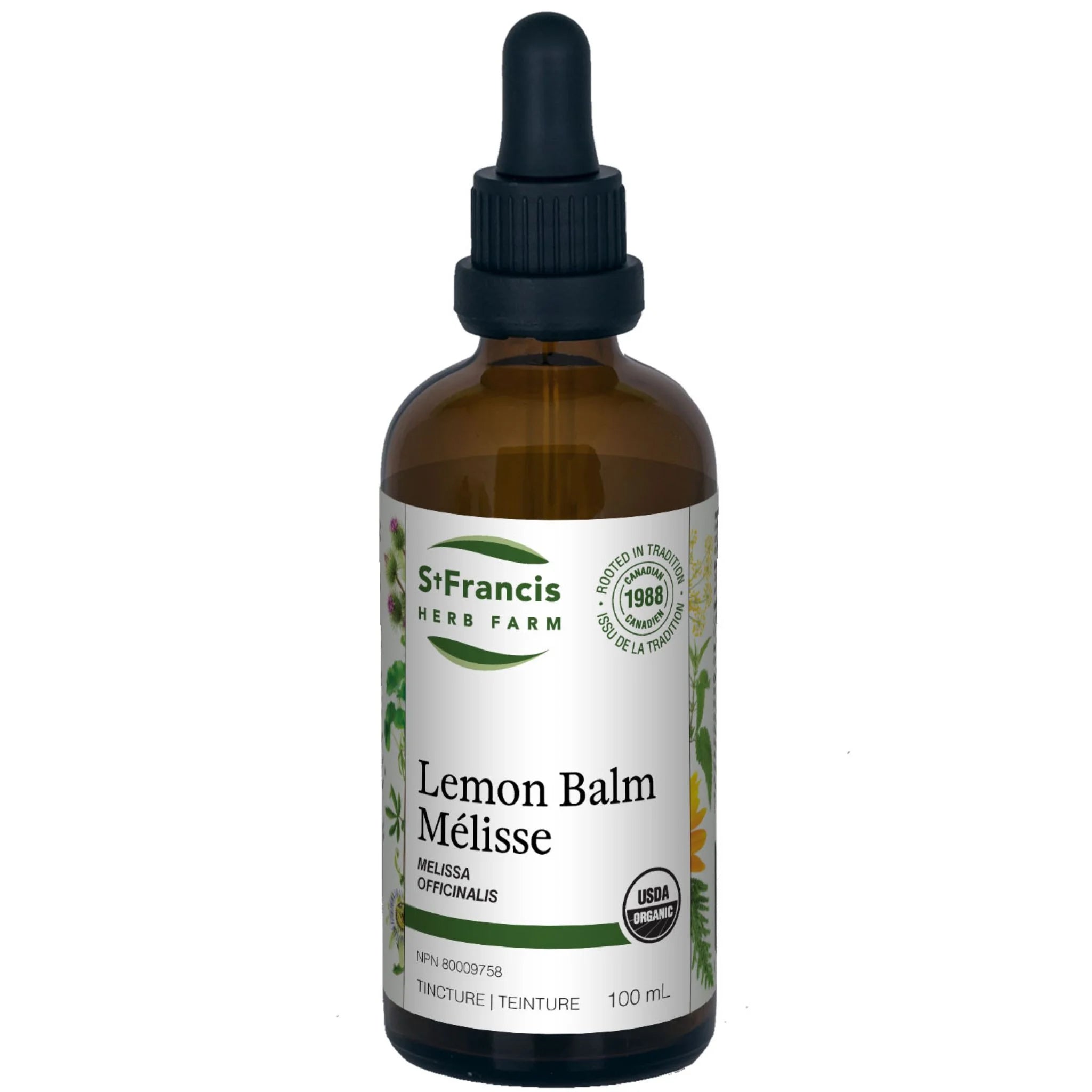 St. Francis Herb Farm Lemon Balm 100ml - Nature's Source Inc