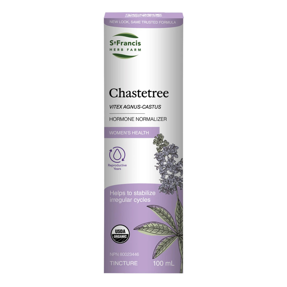 St. Francis Herb Chastetree 100ml - Nature's Source Inc