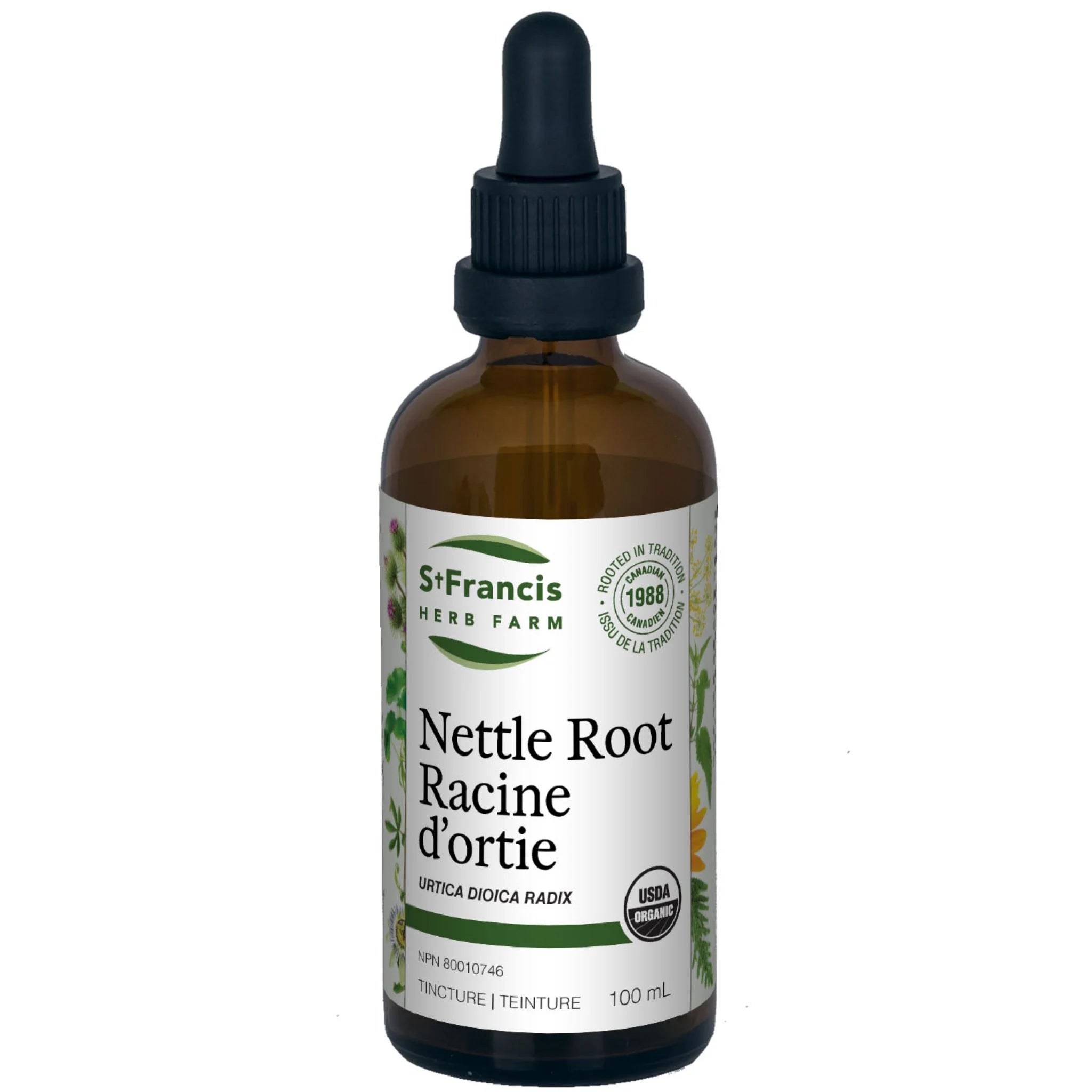 St. Francis Herb Nettle Root 100ml - Nature's Source Inc