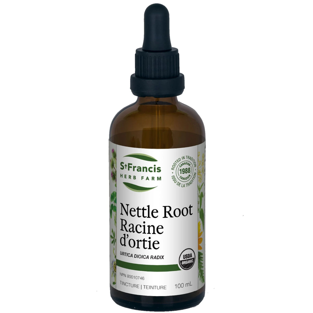 St. Francis Herb Nettle Root 100ml - Nature's Source Inc
