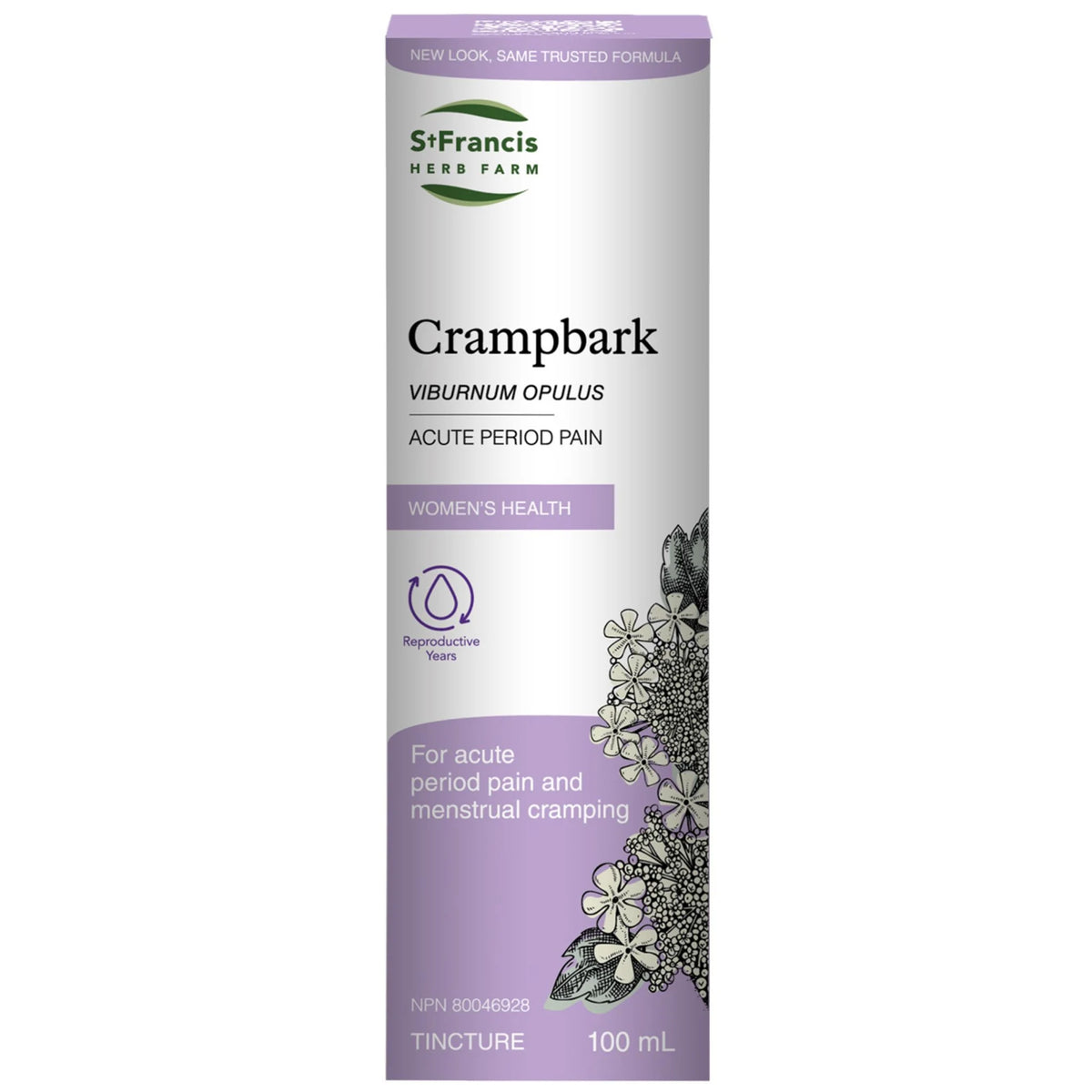 St. Francis Herb Crampbark 100ml - Nature's Source Inc