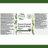 St. Francis Herb Sweet Fennel 50ml - Nature's Source Inc