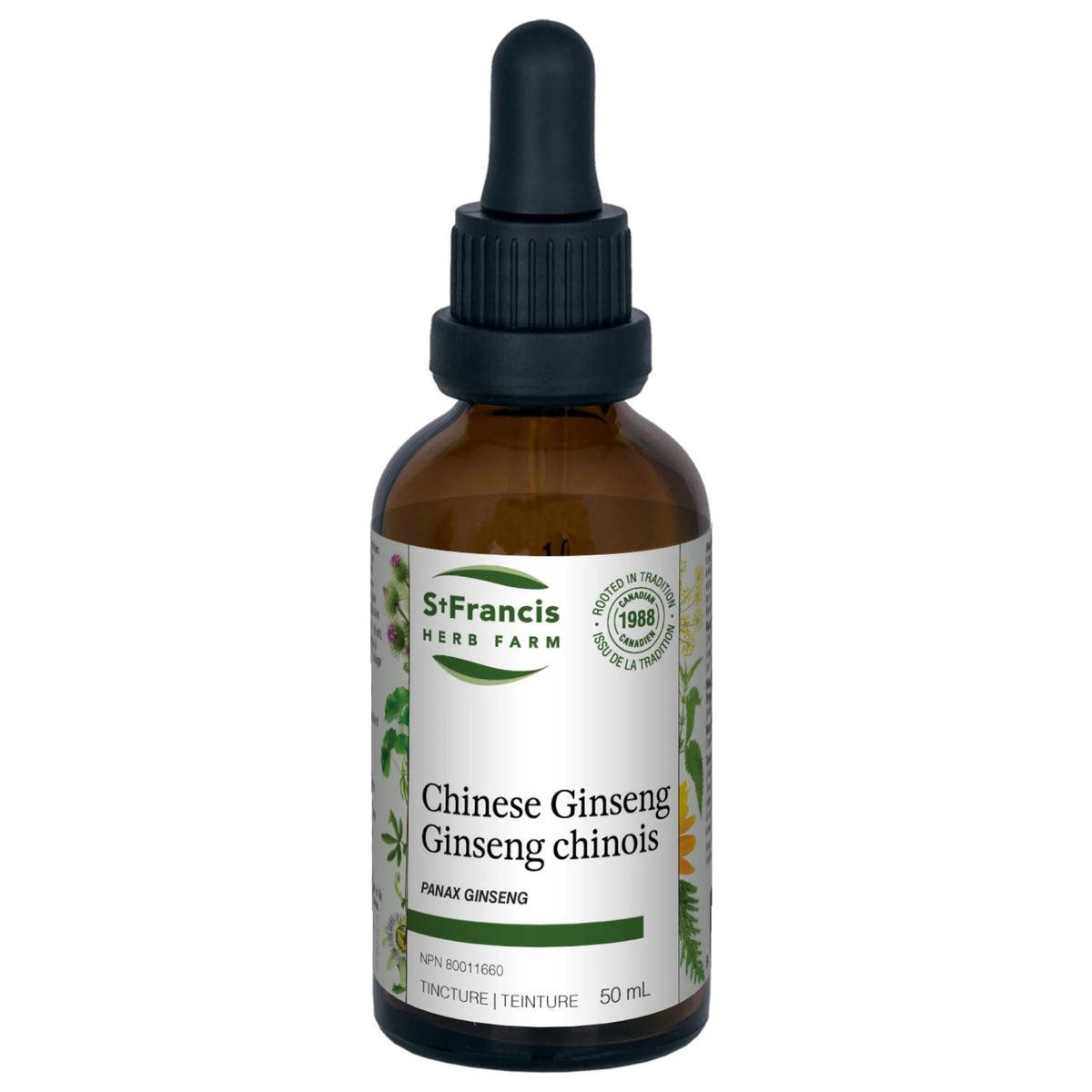 St. Francis Herb Chinese Ginseng 50ml - Nature's Source Inc