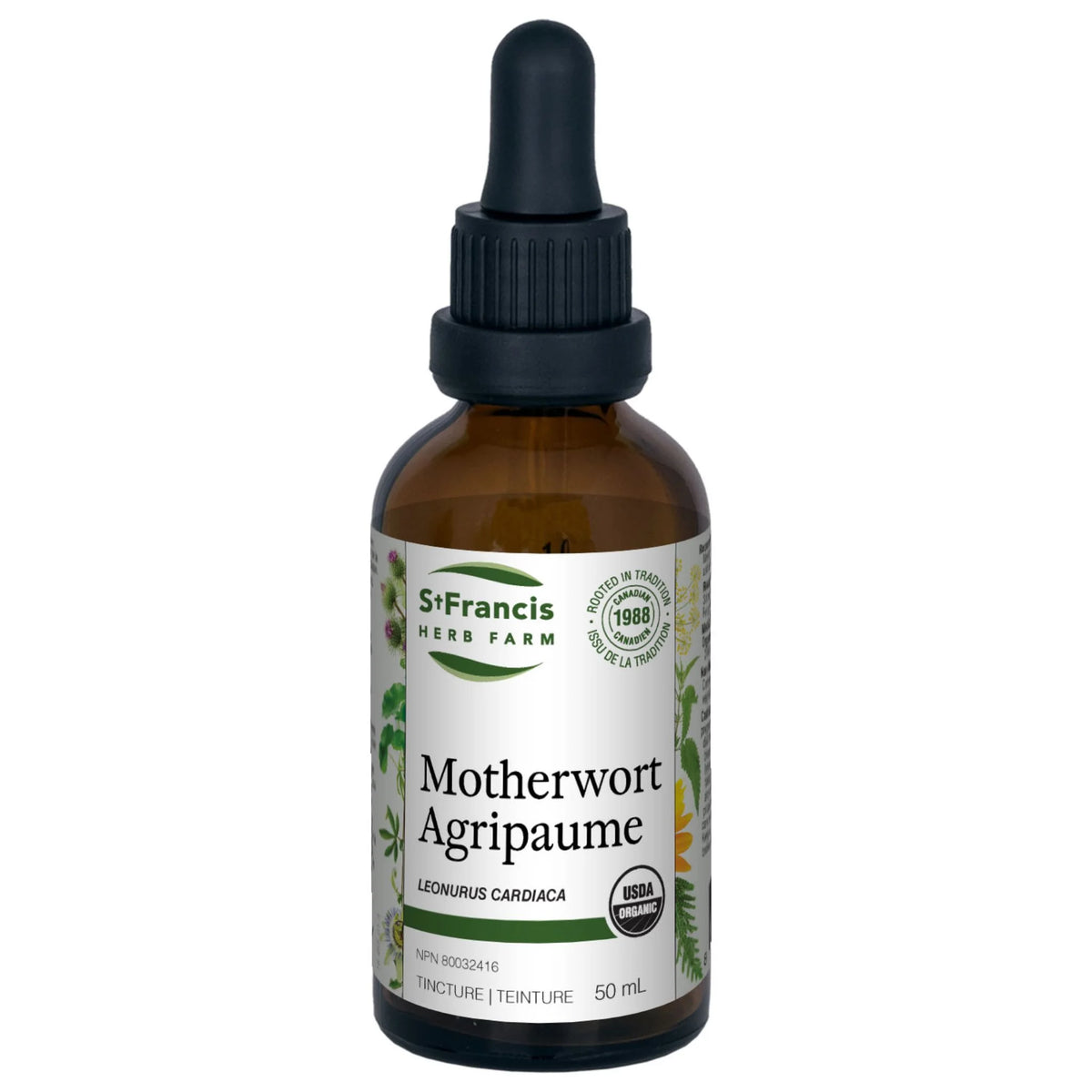 St. Francis Herb Farm Motherwort Agripaume 50ml - Nature's Source Inc