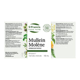 St. Francis Herb Mullein 50ml - Nature's Source Inc