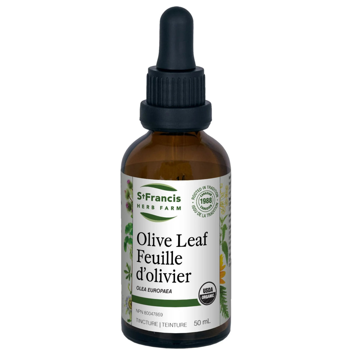 St. Francis Herb Olive Leaf 50ml - Nature's Source Inc