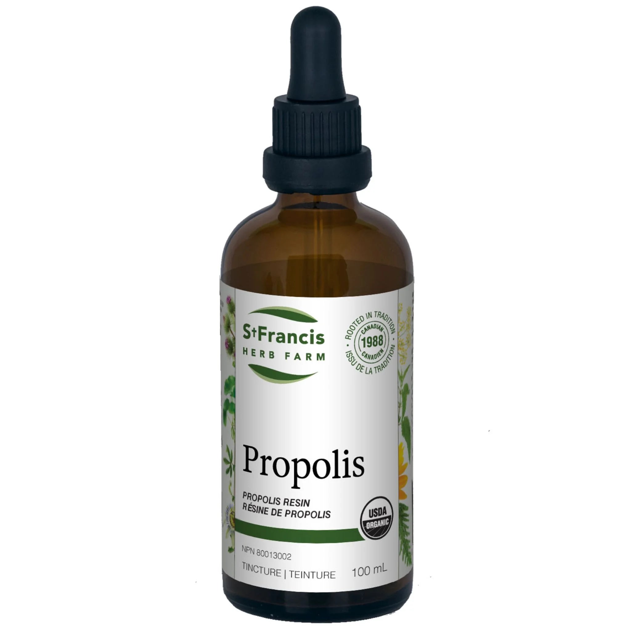 St. Francis Herb Propolis 33% 100ml - Nature's Source Inc