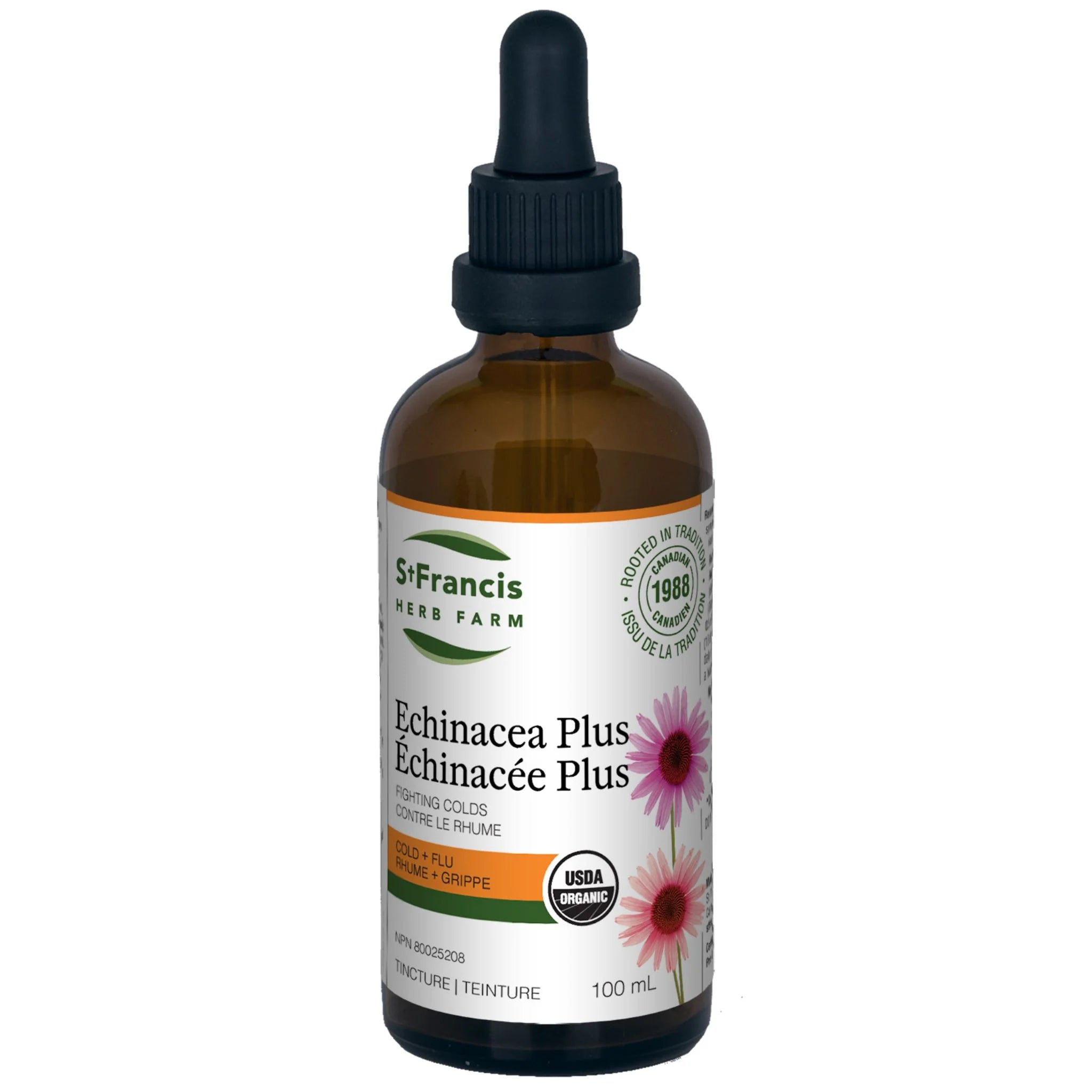 St. Francis Herb Echinacea Plus 100ml - Nature's Source Inc