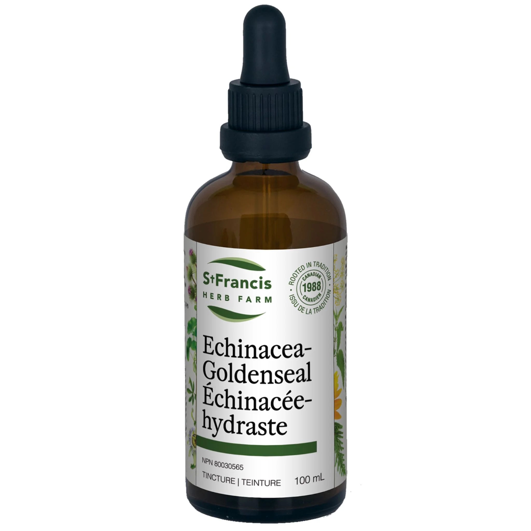 St. Francis Herb Echinacea Goldenseal 100ml - Nature's Source Inc