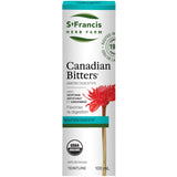 St. Francis Herb Canadian Bitters 100ml Digestive Bitters, Soothing relief of heartburn, indigestion, constipation, bloating, and gas - Nature's Source Inc